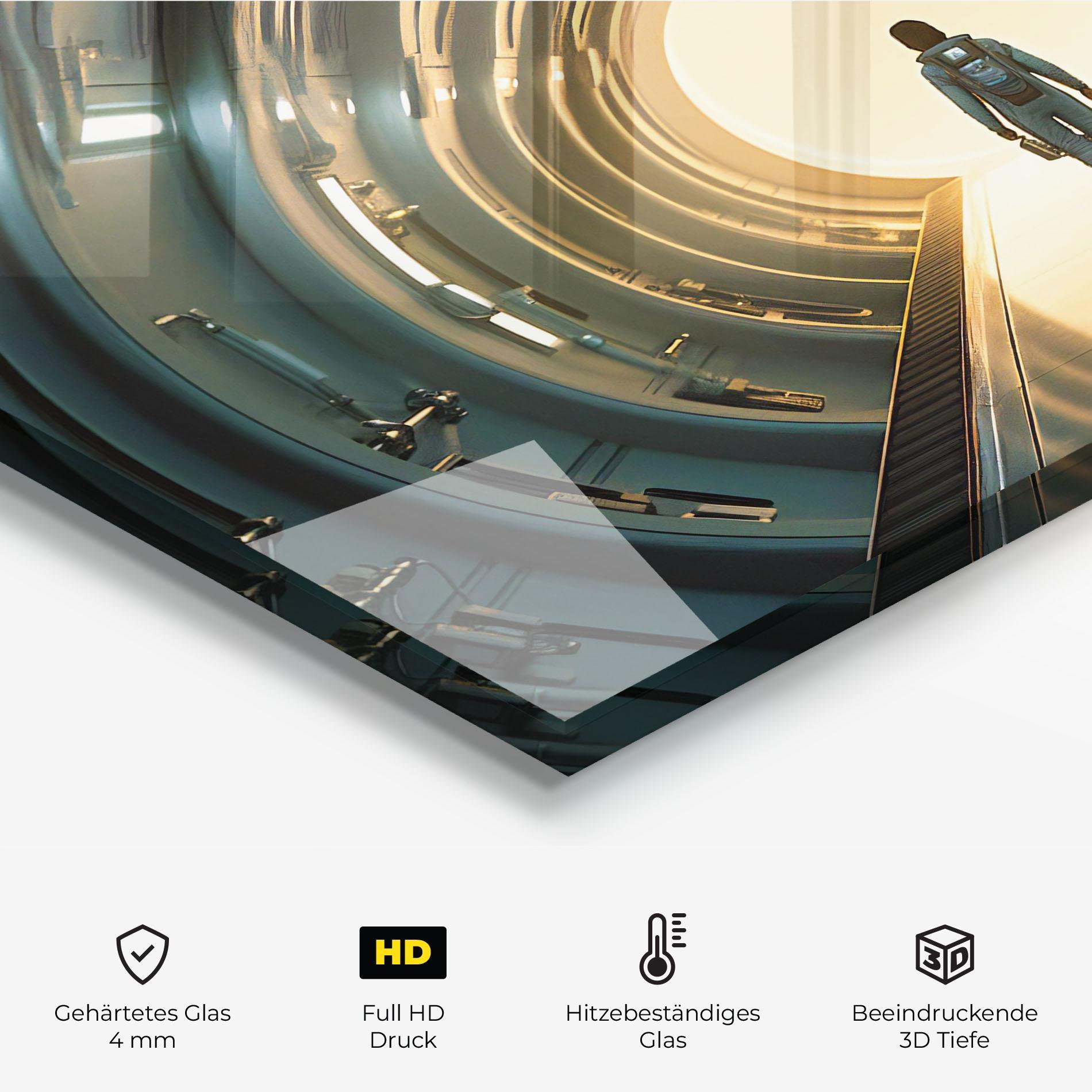 Küchenrückwand Glas Infinity Intrigue mockup 2