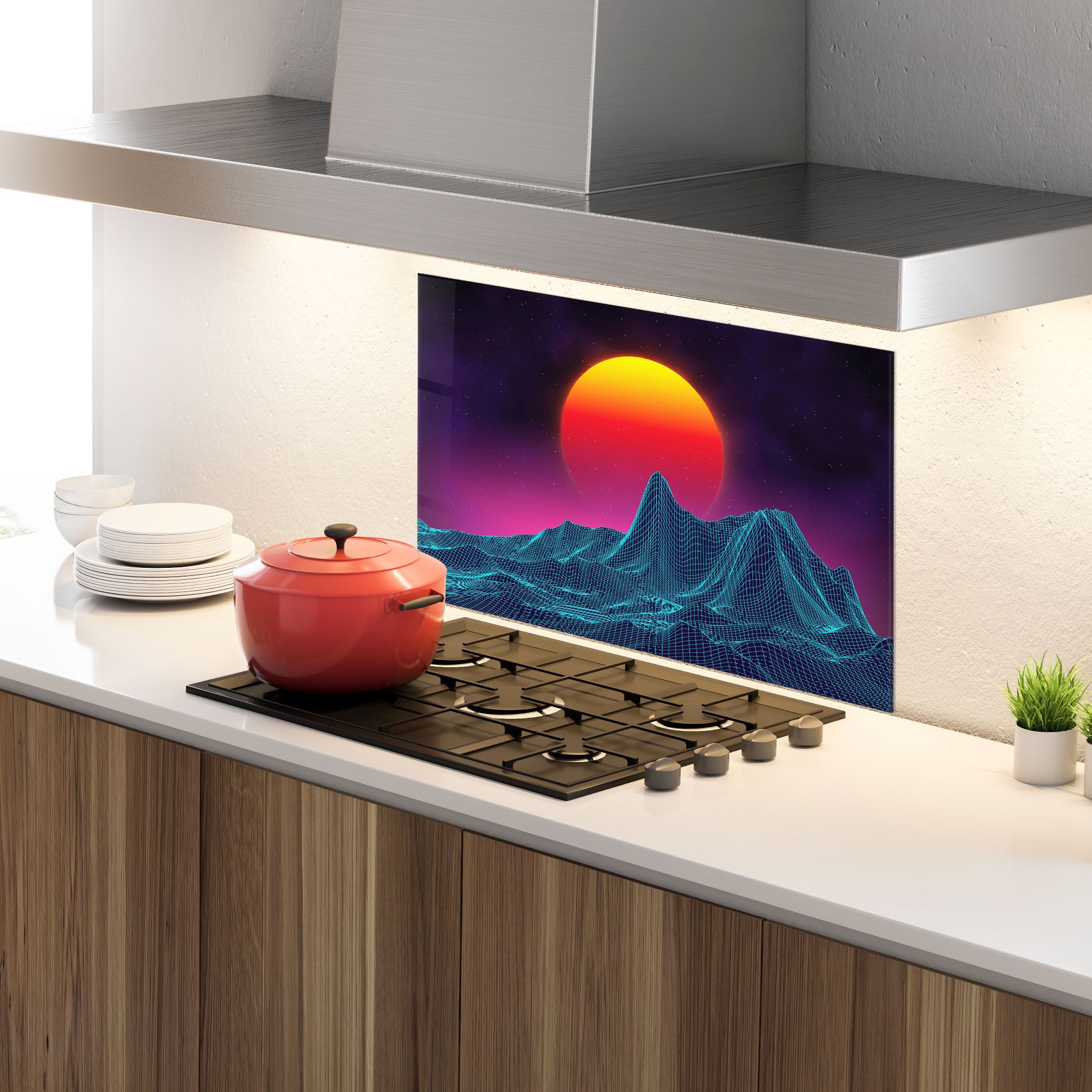 Yellow Orange Planet mockup 4