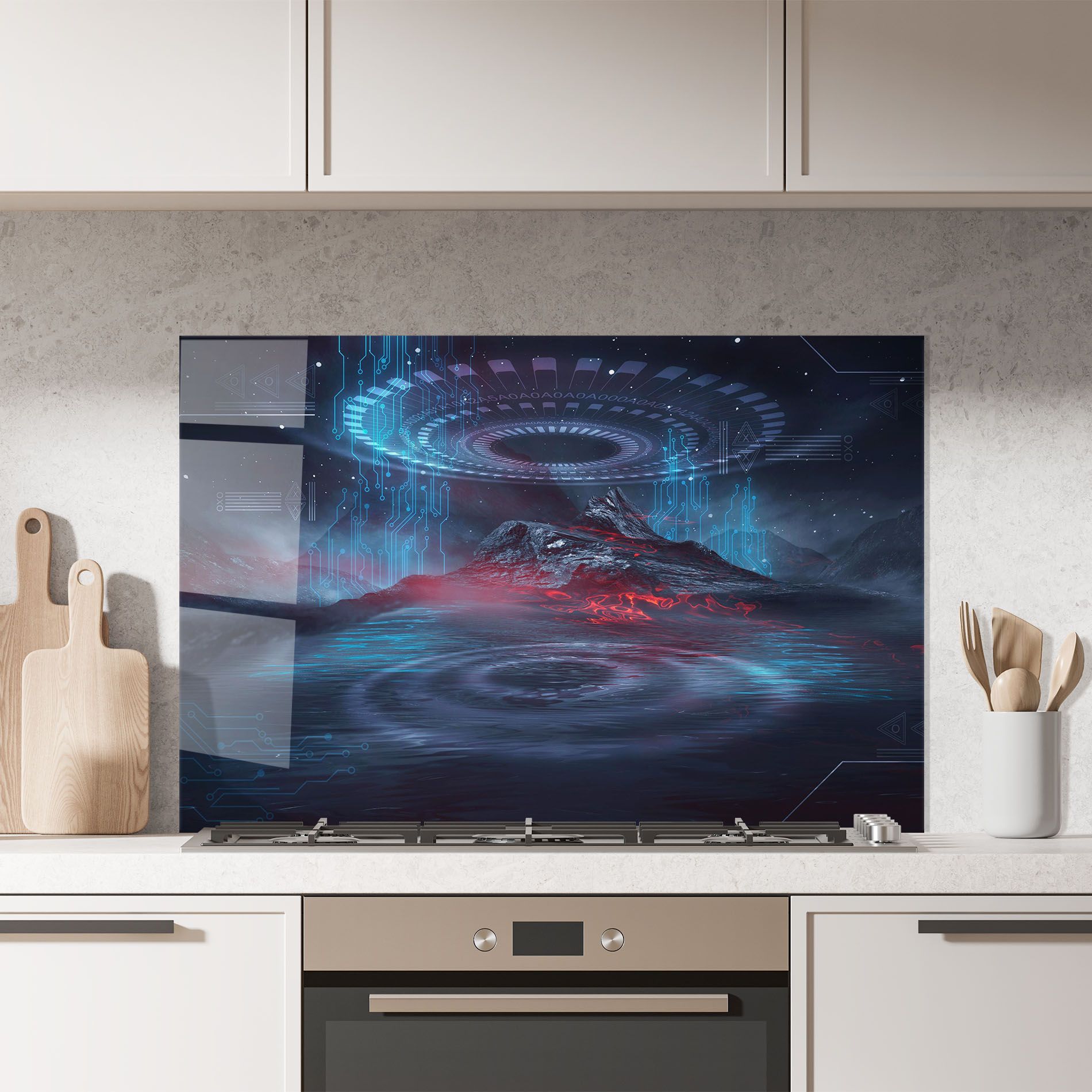 Neon Space Galaxy mockup 7