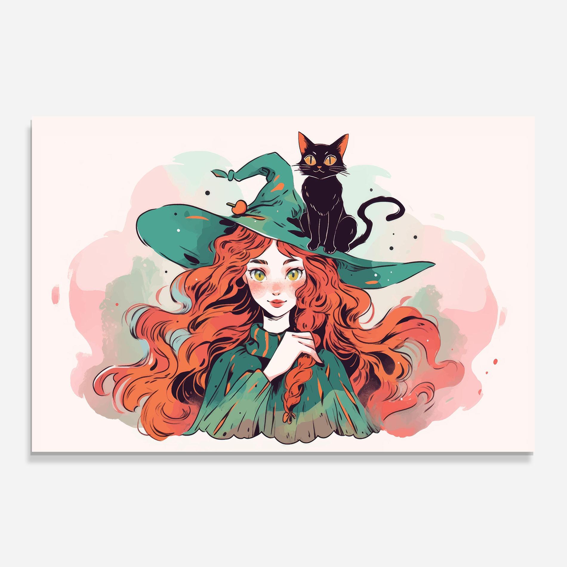 Küchenrückwand Glas Red Air Witch mockup 0