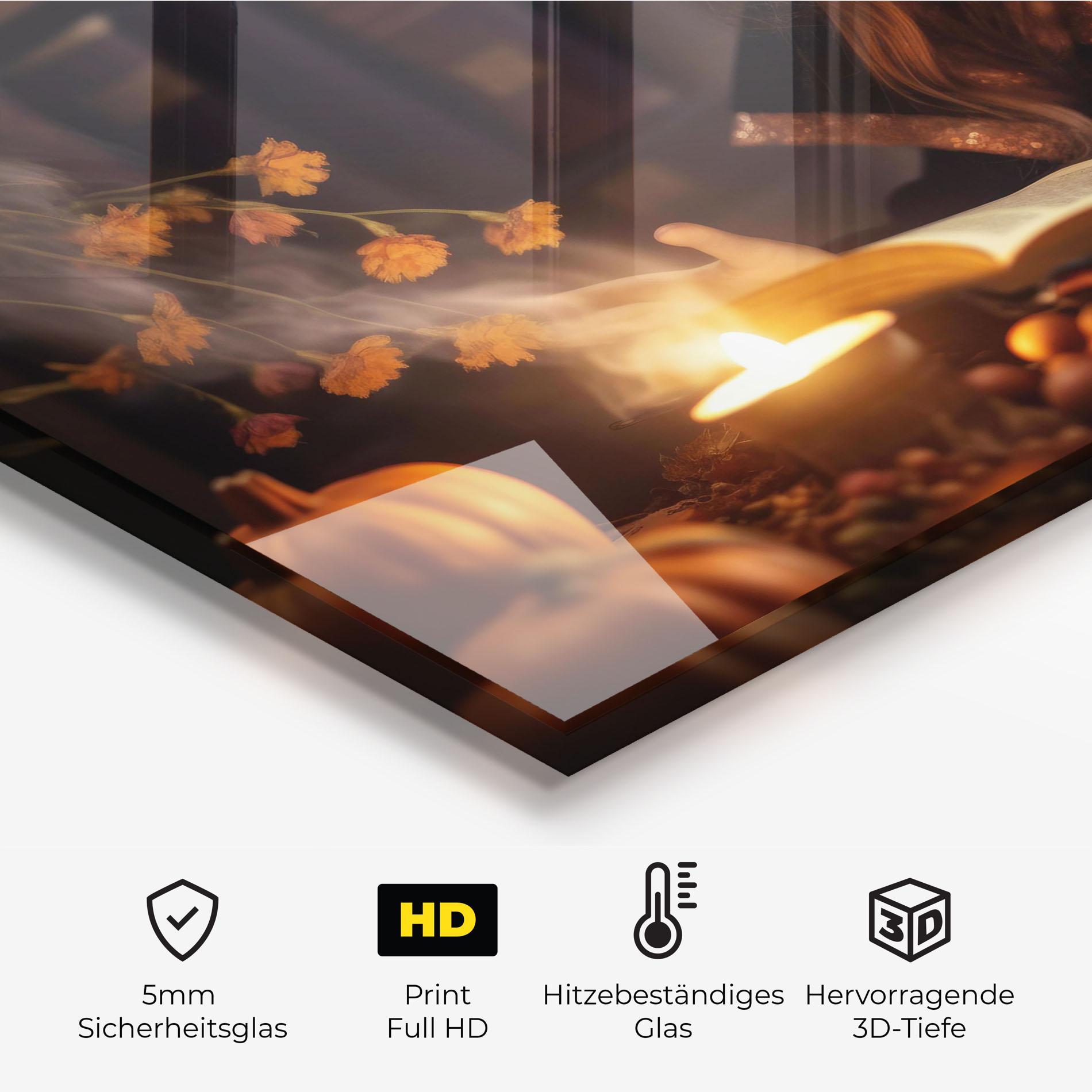 Küchenrückwand Glas Little Witch mockup 2