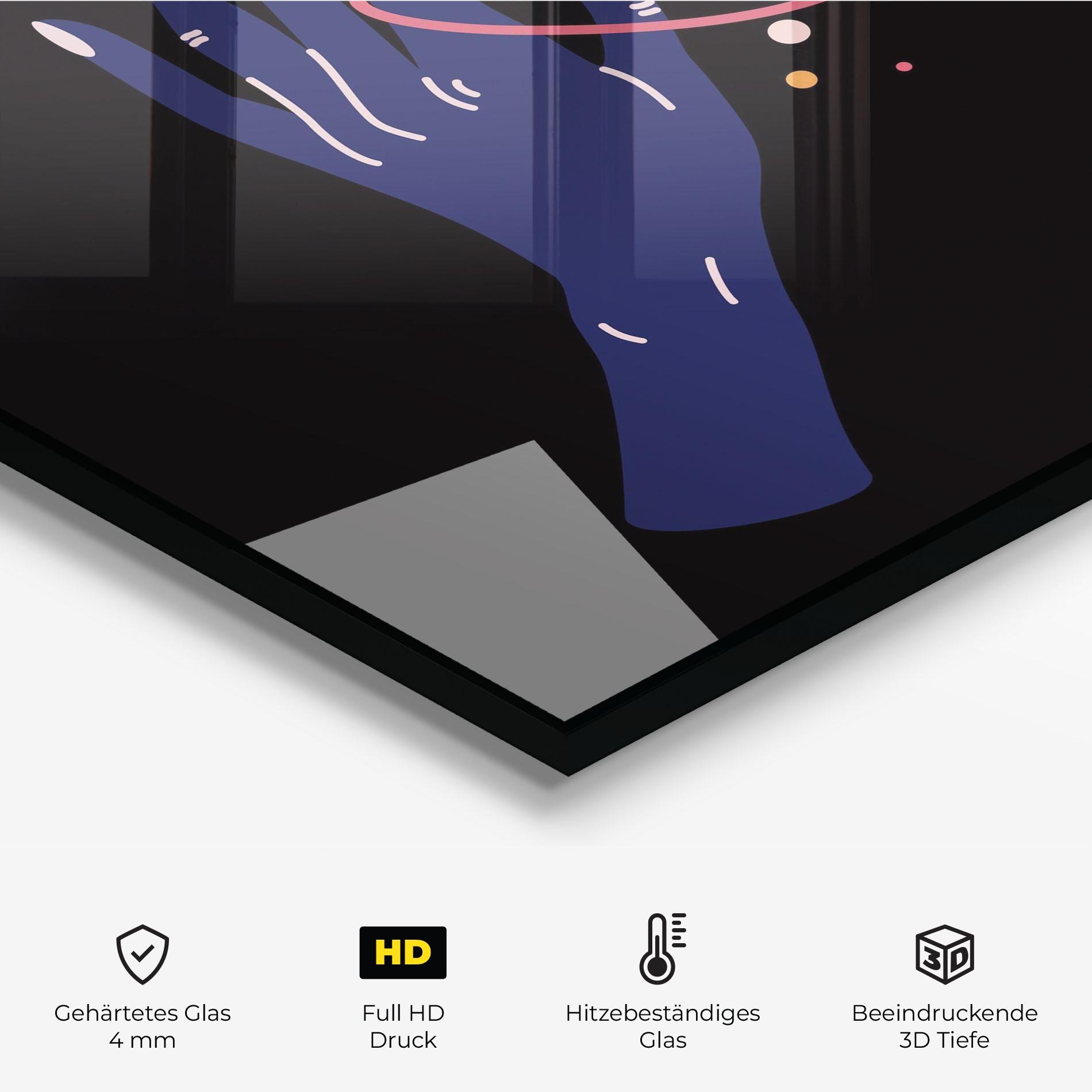 Küchenrückwand Glas Pretty Hands Witch mockup 2