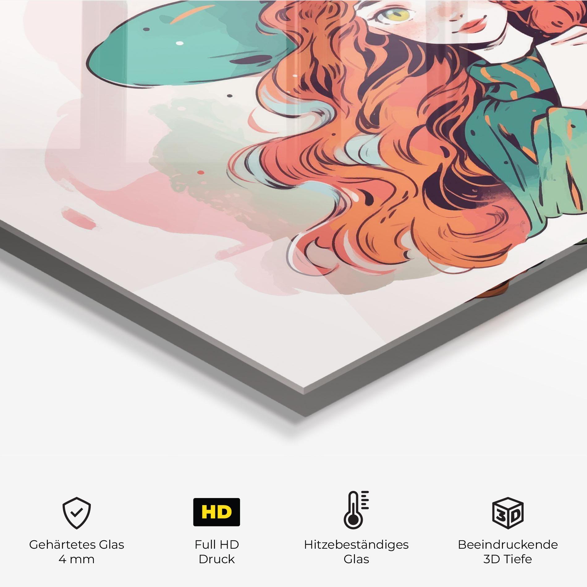 Küchenrückwand Glas Red Air Witch mockup 2