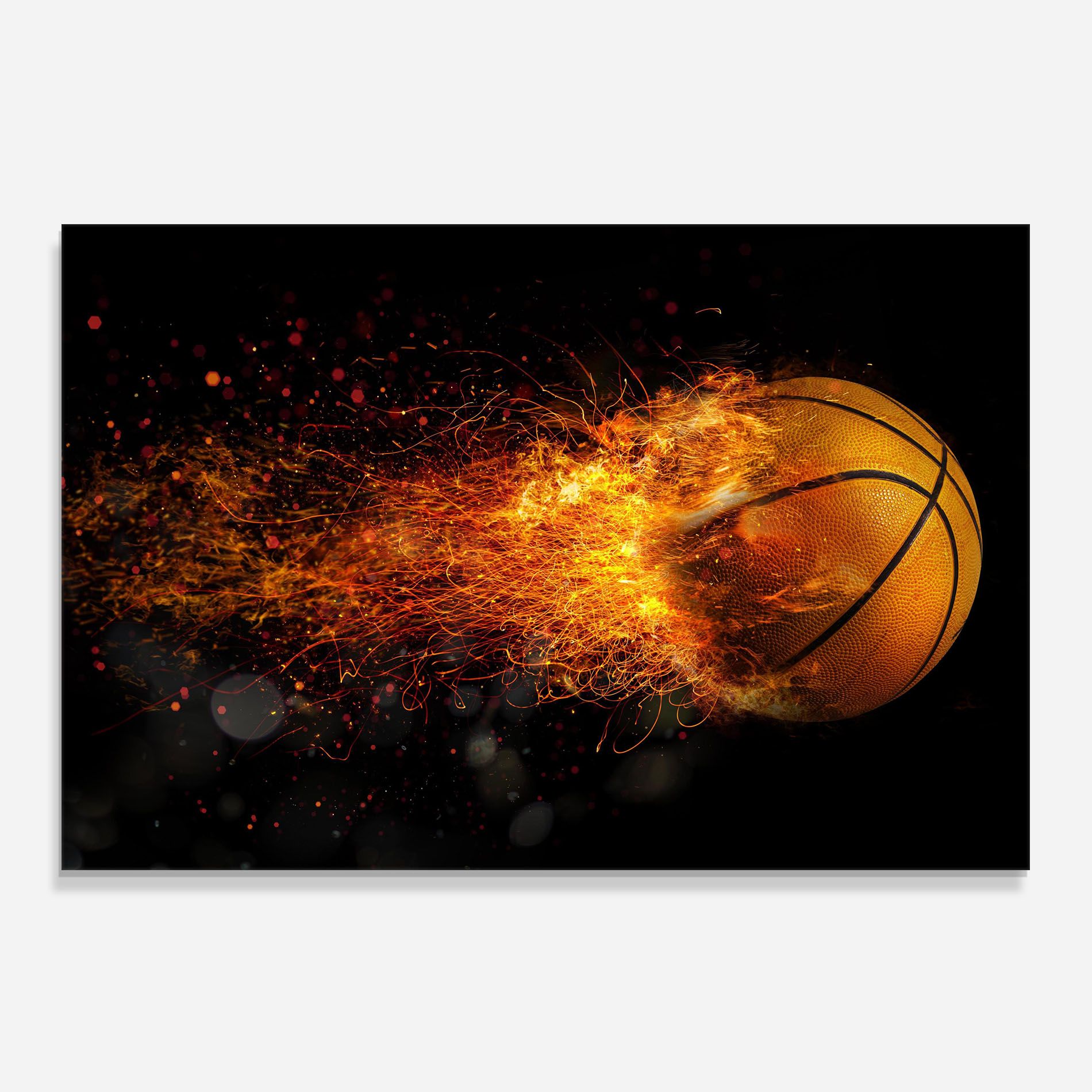 Basket Ball Flame mockup 0