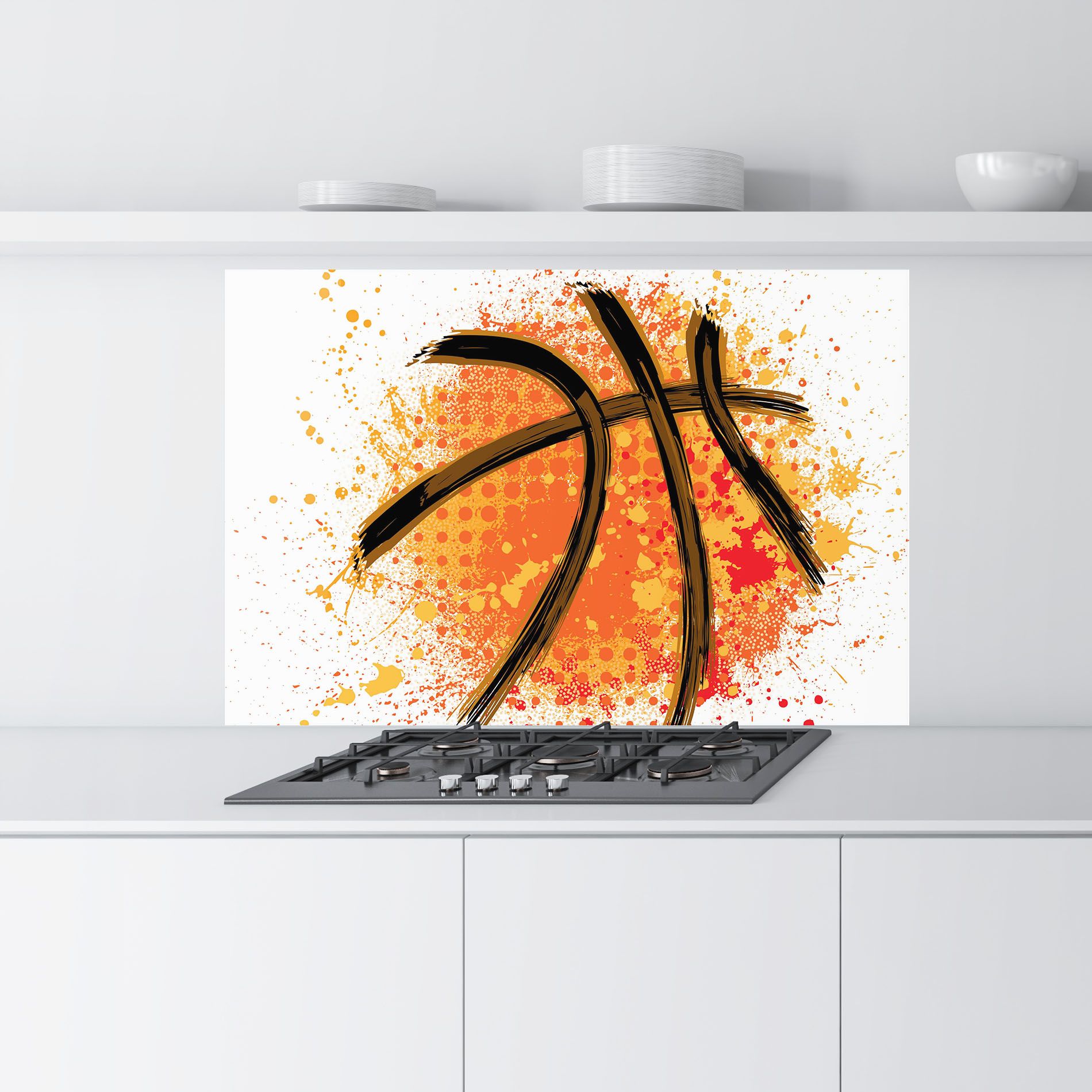 Basket Orange Grunge mockup 9