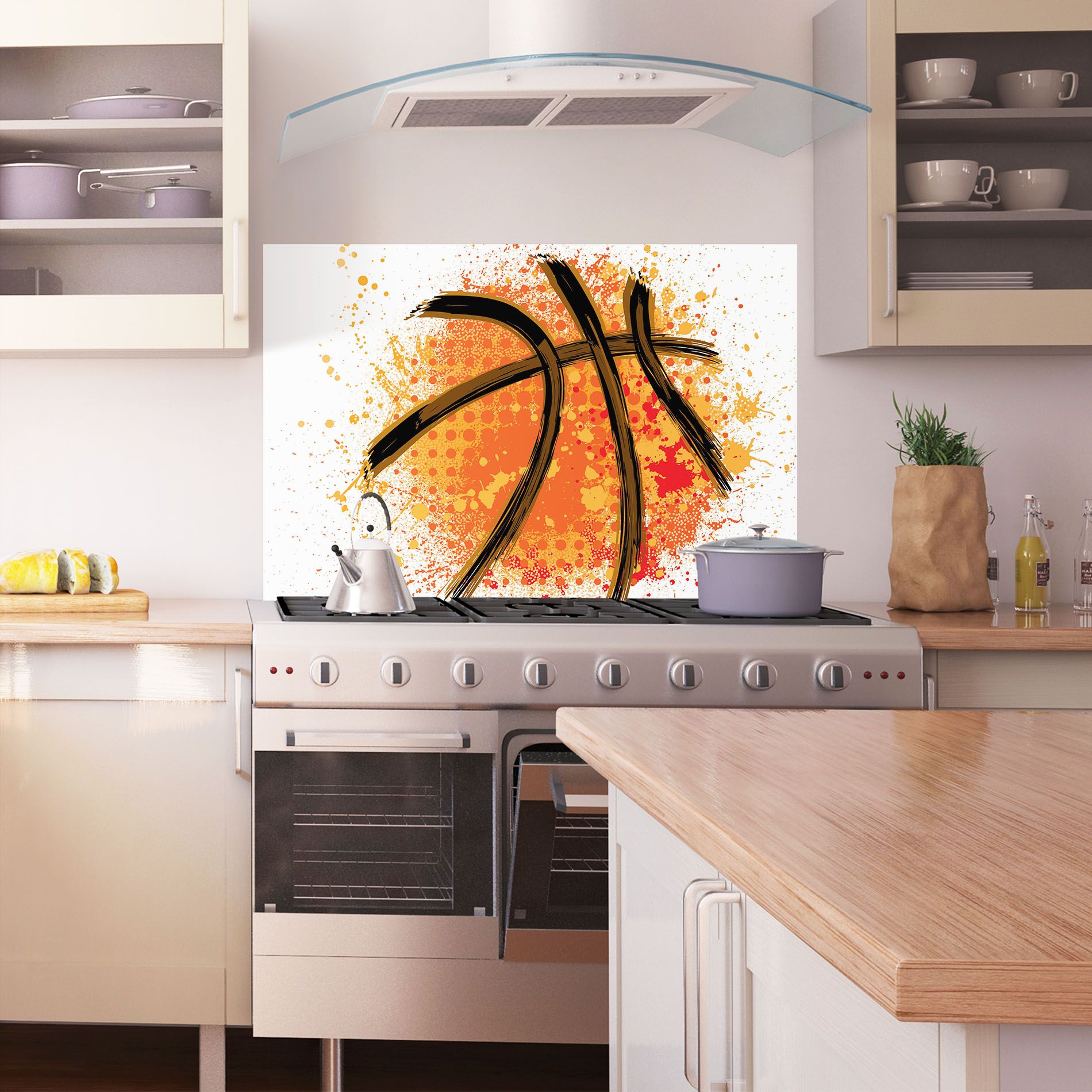 Basket Orange Grunge mockup 1