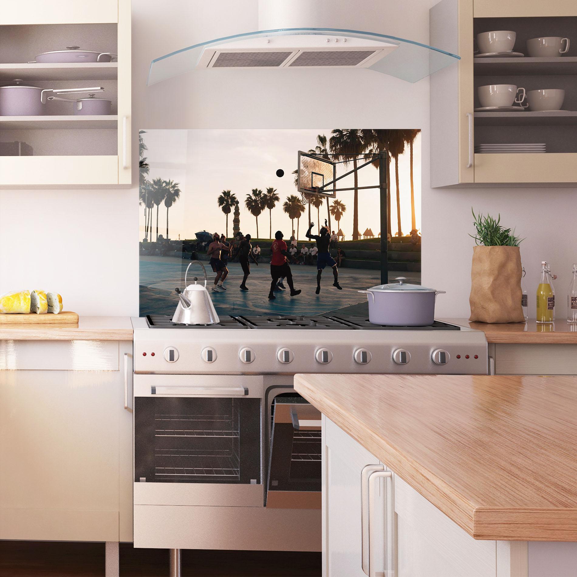 Küchenrückwand Glas Basketball Friends mockup 1