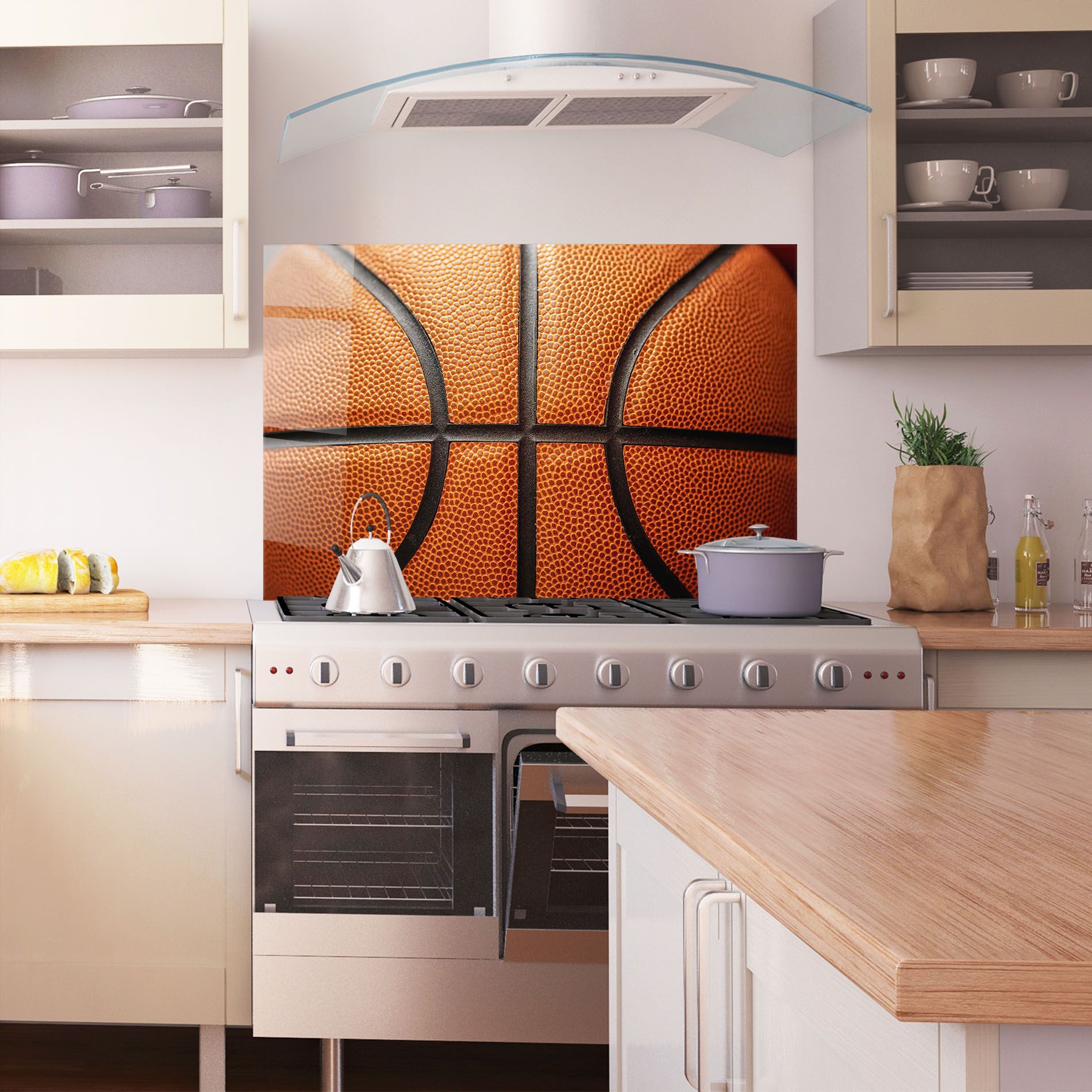 Close Up Leather Basketball mockup 1