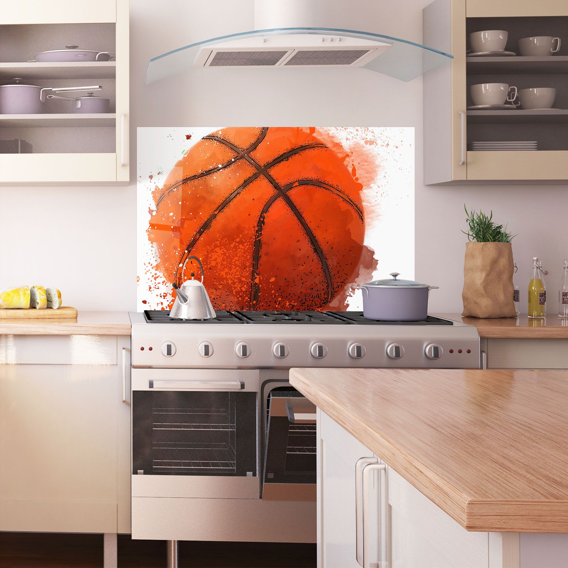 Orange Basket Ball mockup 1