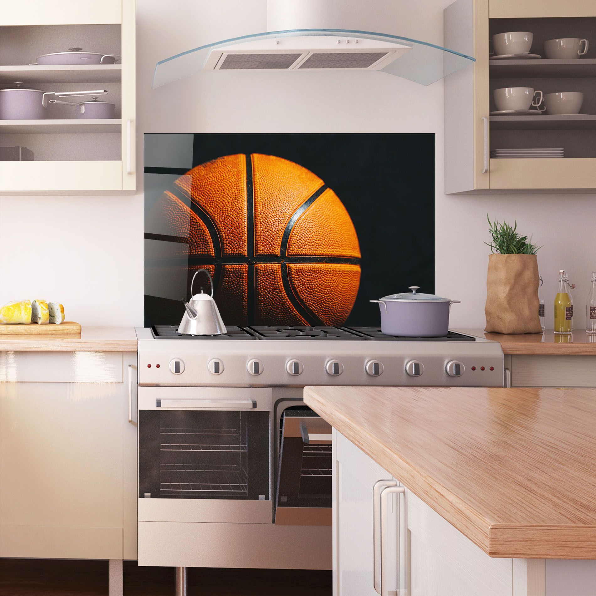Orange Basketball mockup 1