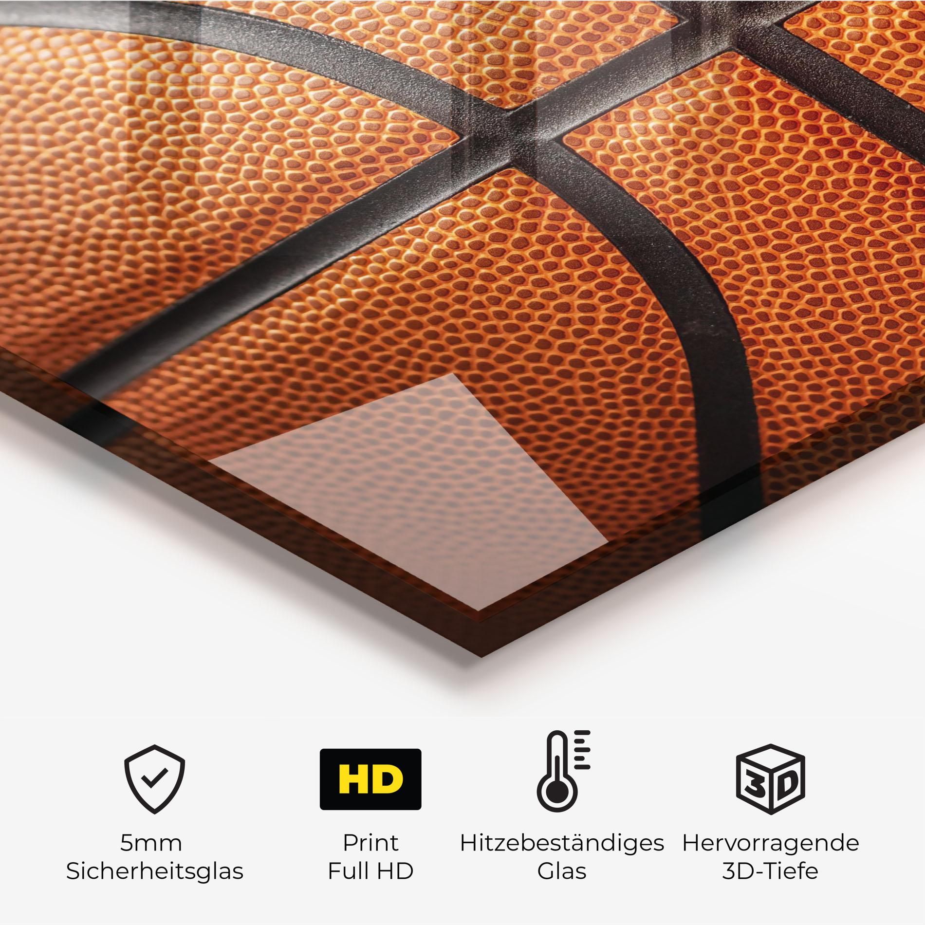 Close Up Leather Basketball mockup 2