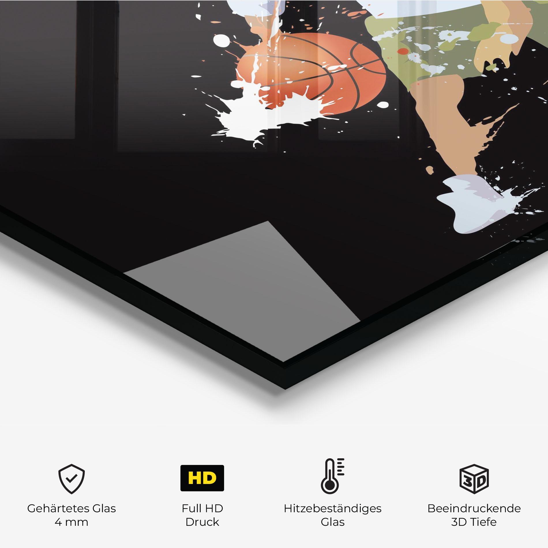 Küchenrückwand Glas Basket Splash mockup 2