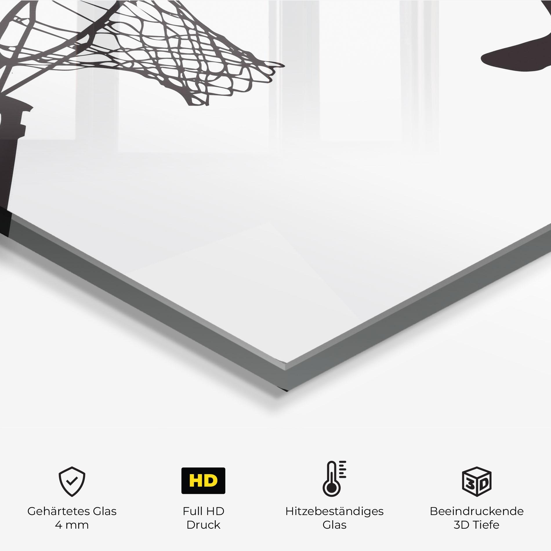 Küchenrückwand Glas Jump Basket mockup 2