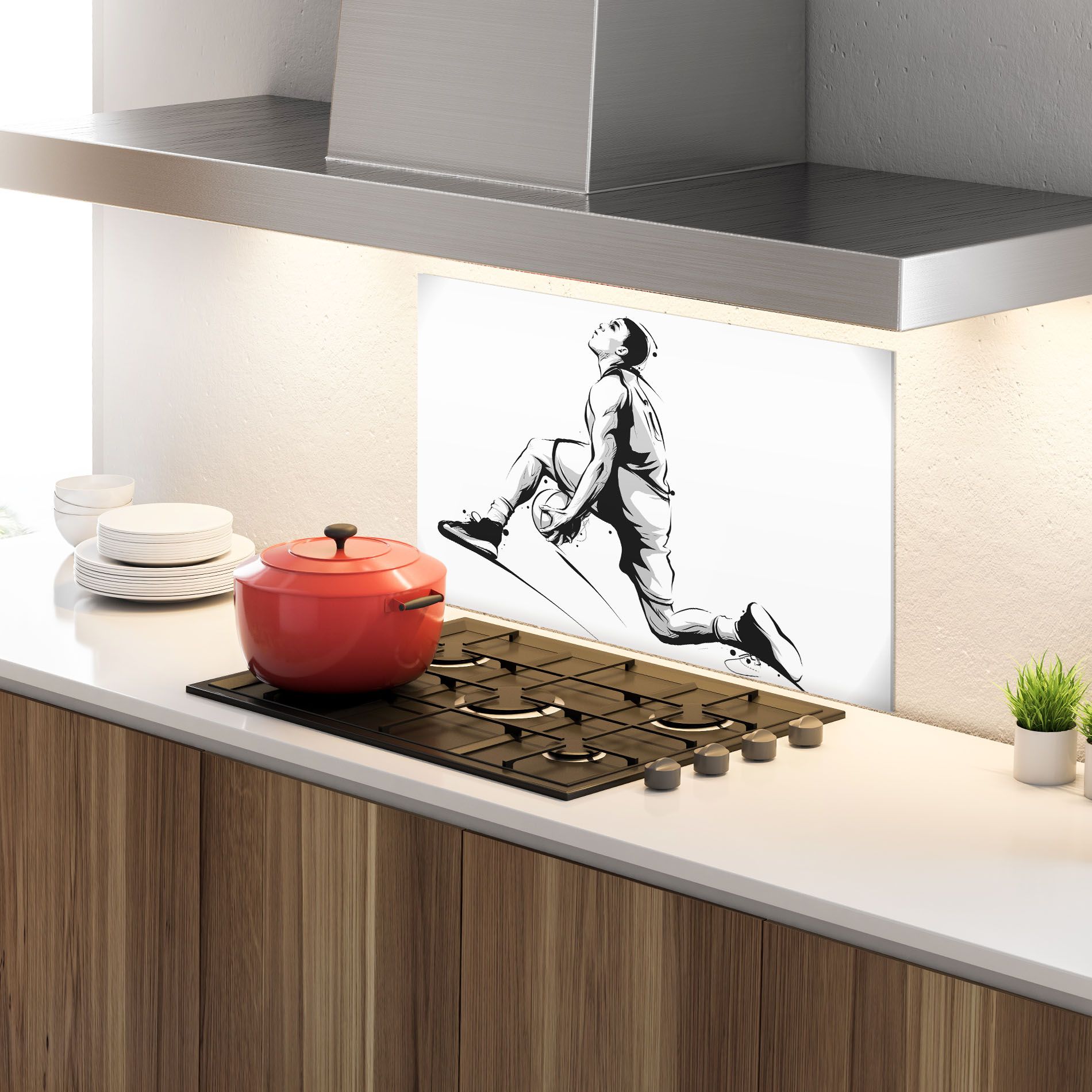 Basketball Player Jump mockup 4