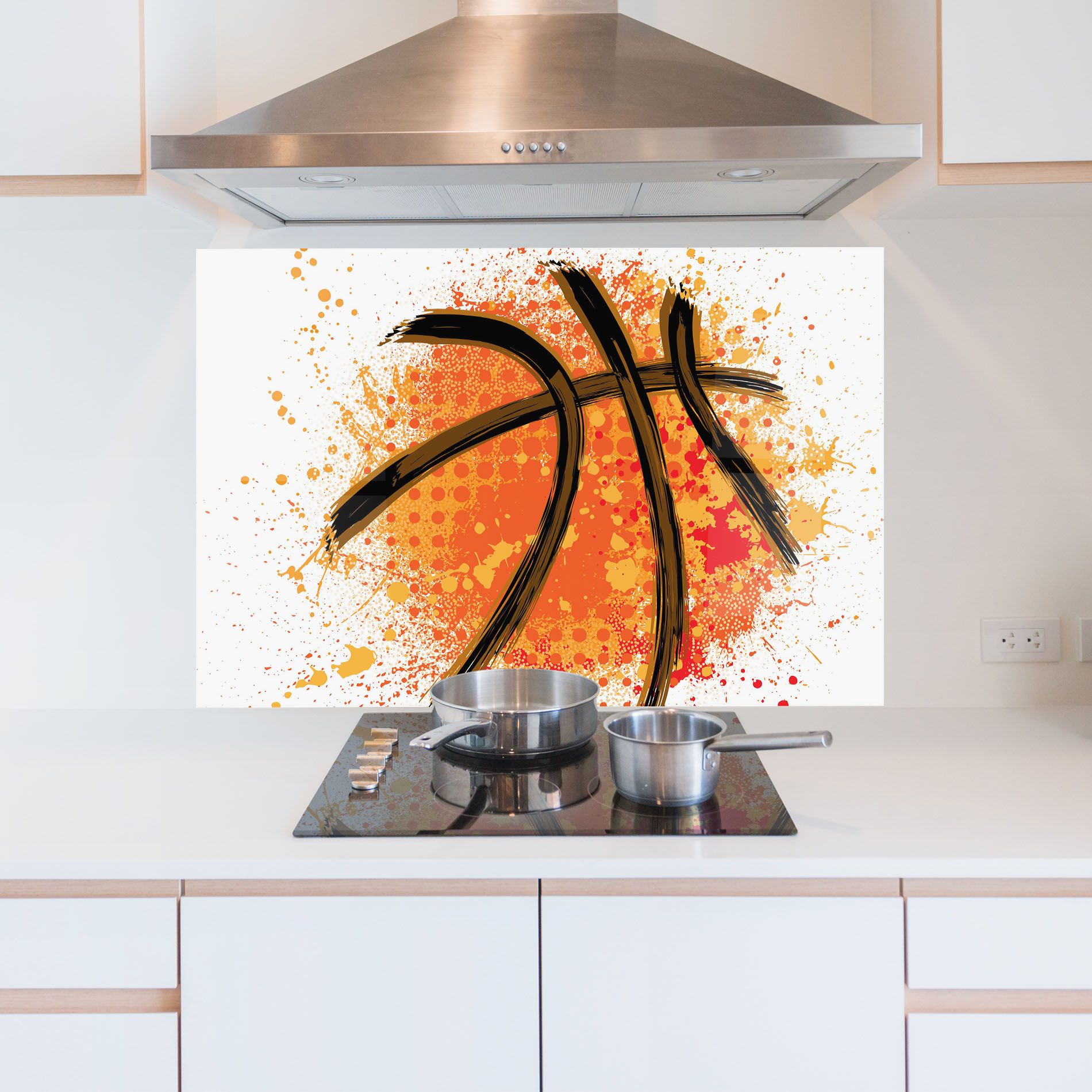 Basket Orange Grunge mockup 5