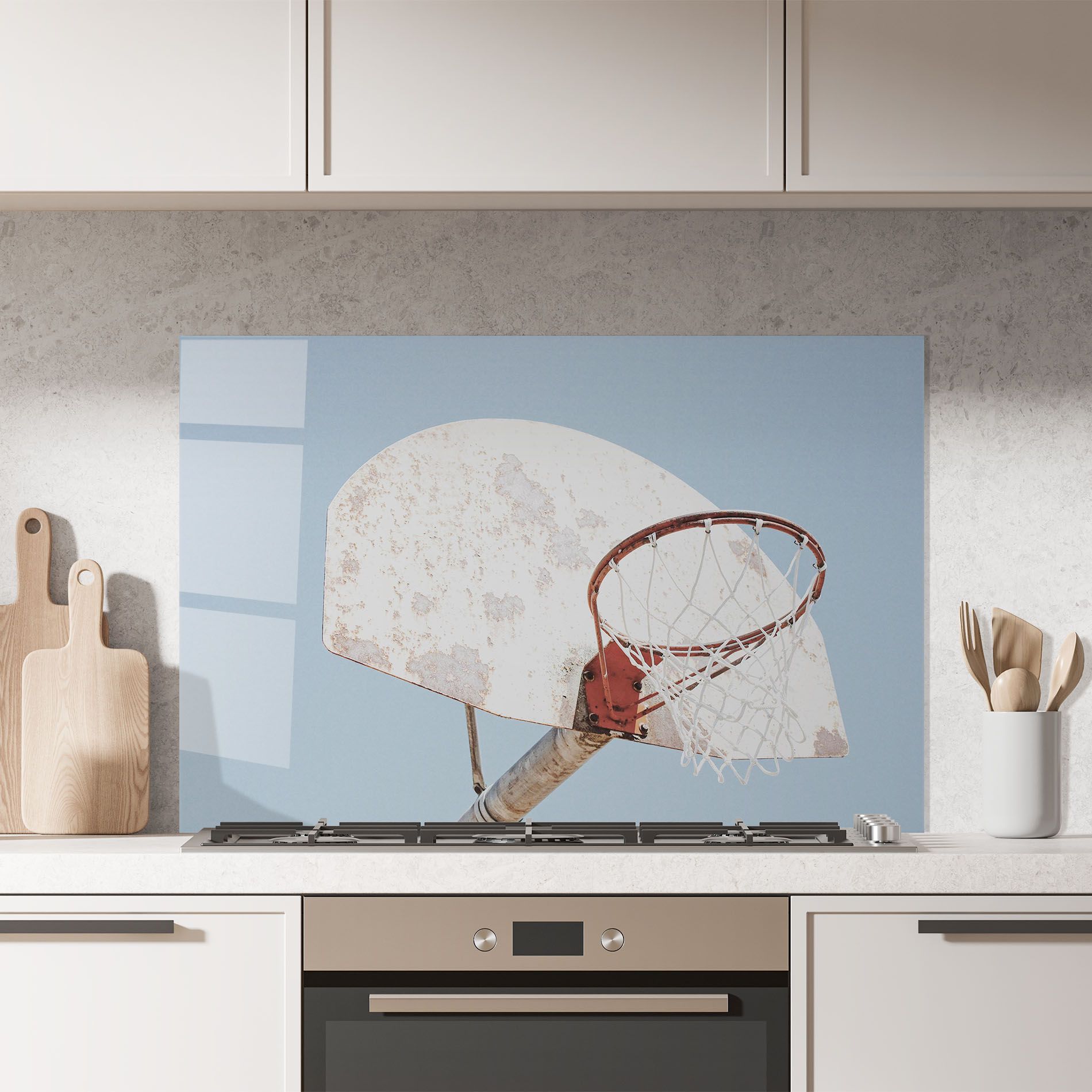Old Basketball Hoop mockup 7