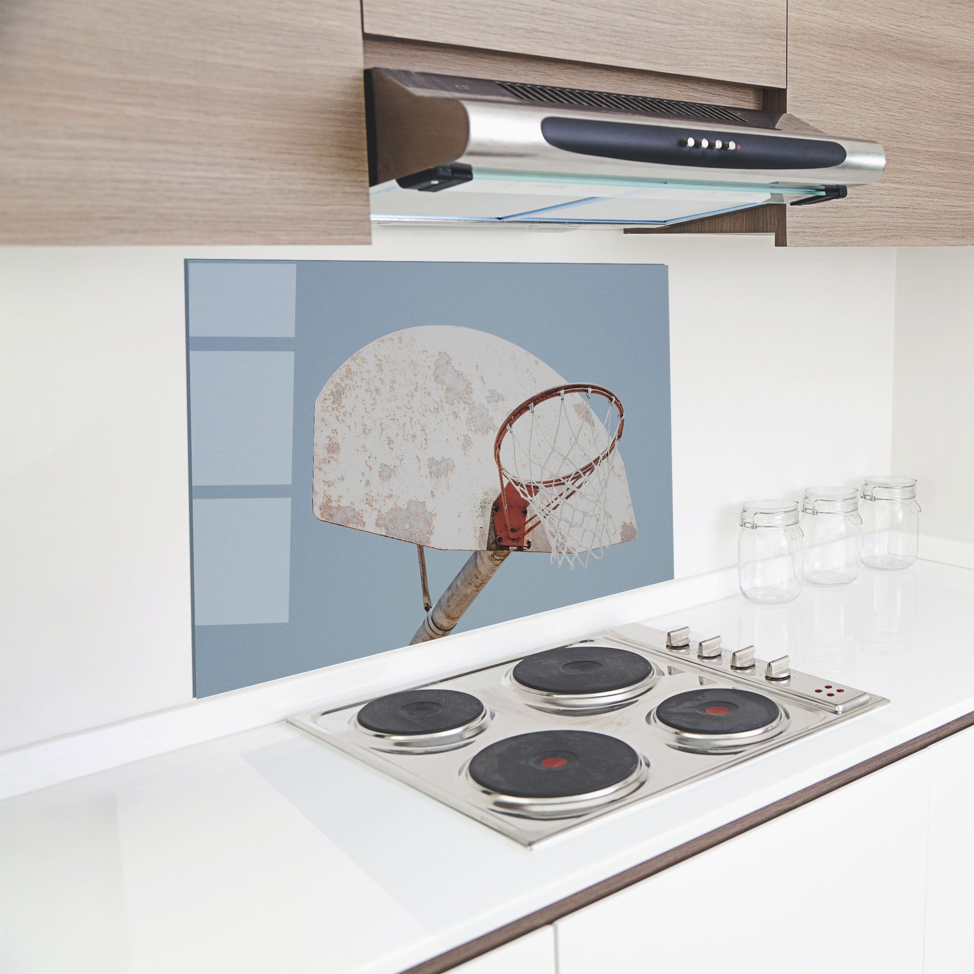 Old Basketball Hoop mockup 8