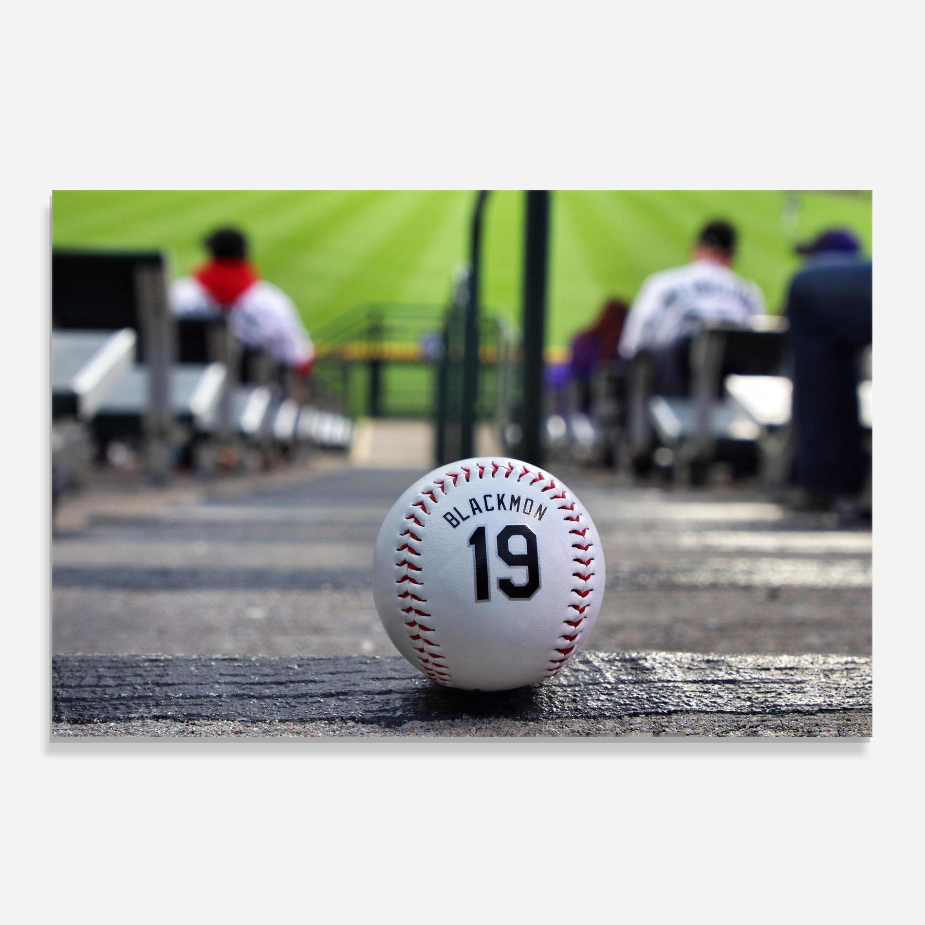 Küchenrückwand Glas Baseball Nr 19 mockup 0