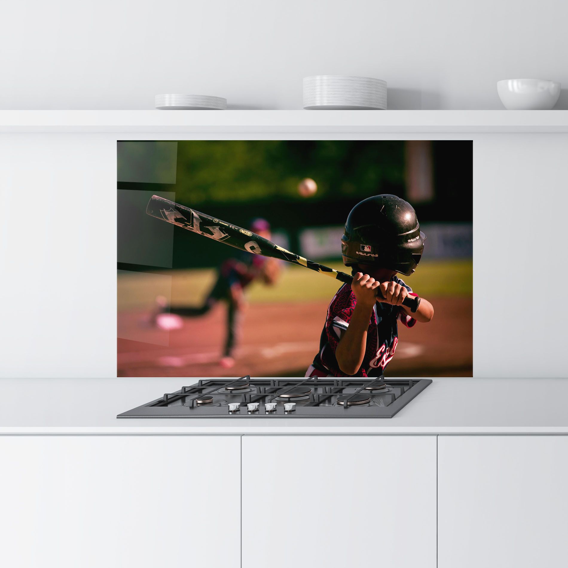 Child Playing Baseball mockup 9