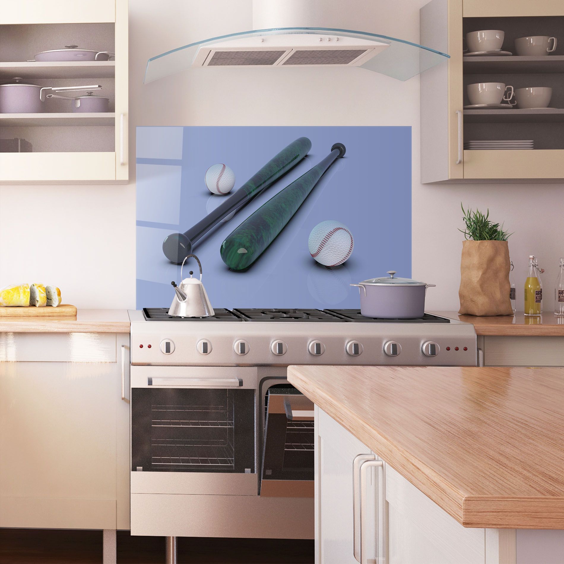 Baseball Ball On Purple mockup 1