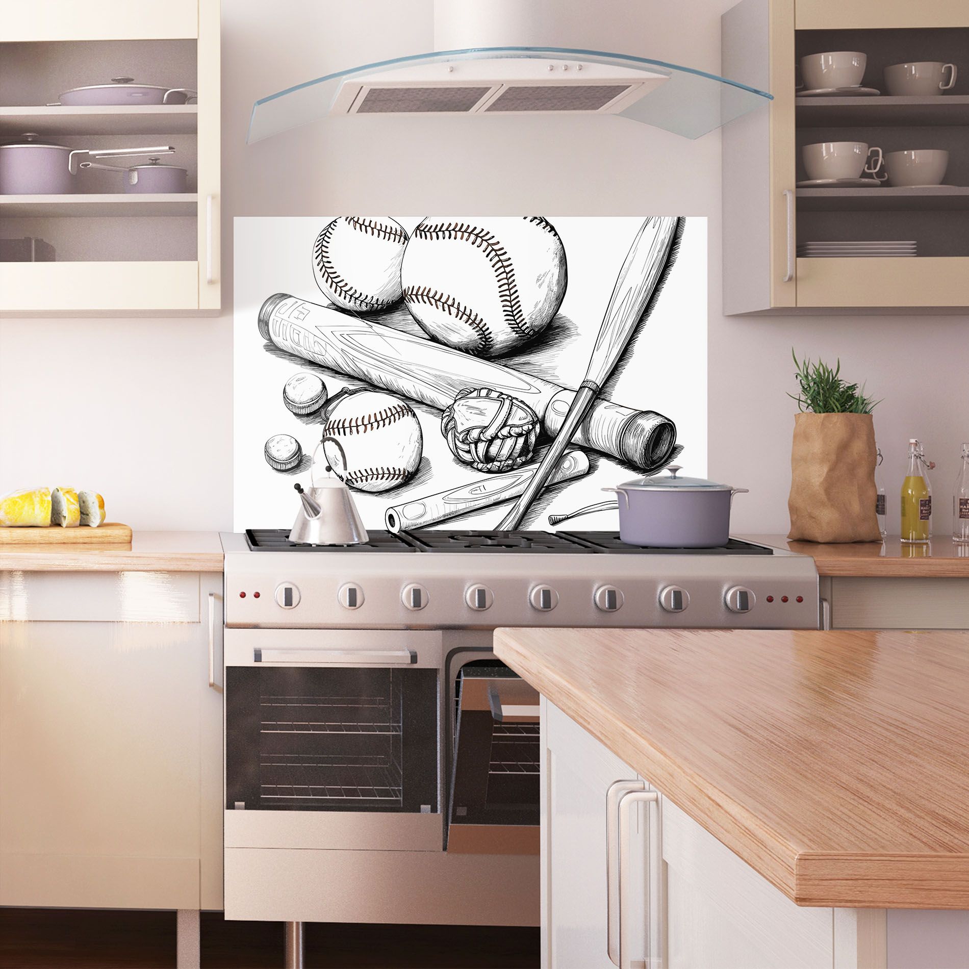 Baseball Balls Line mockup 1