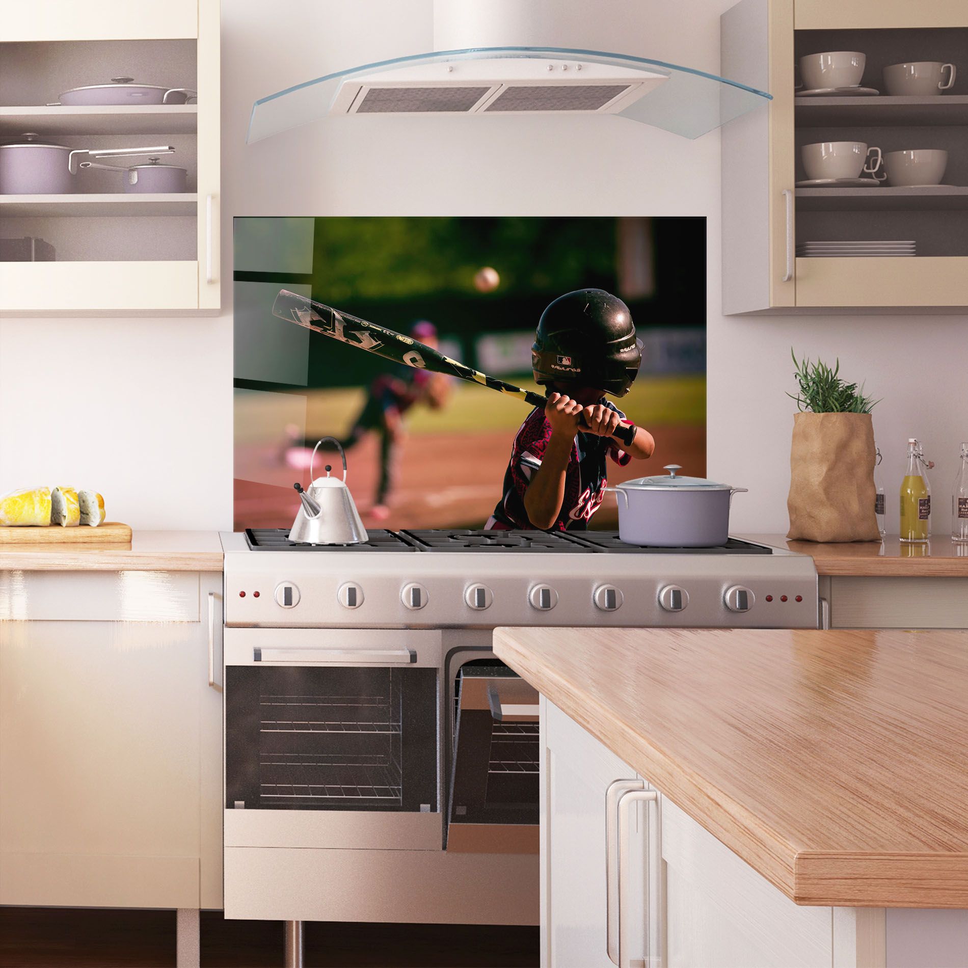 Child Playing Baseball mockup 1