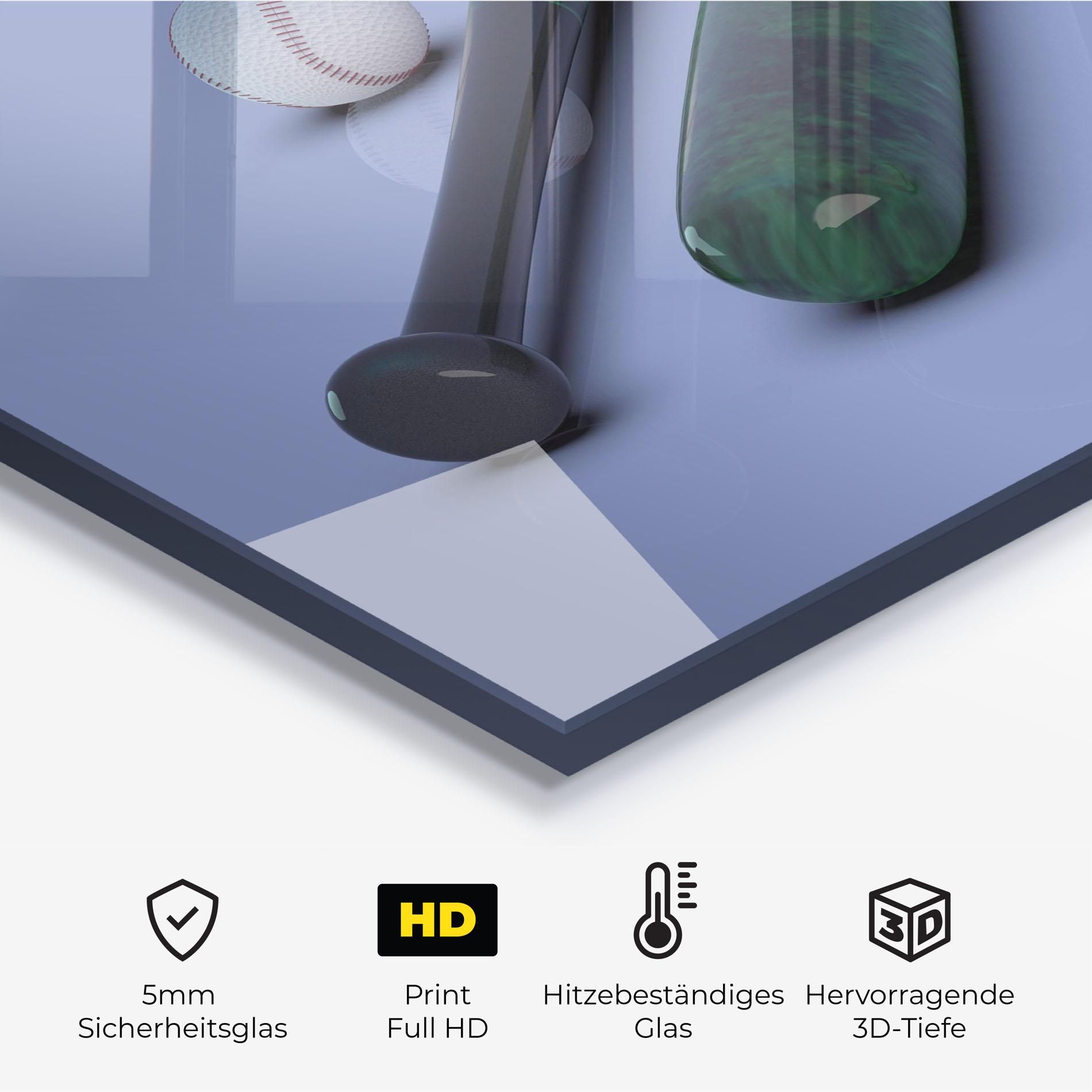 Baseball Ball On Purple mockup 2