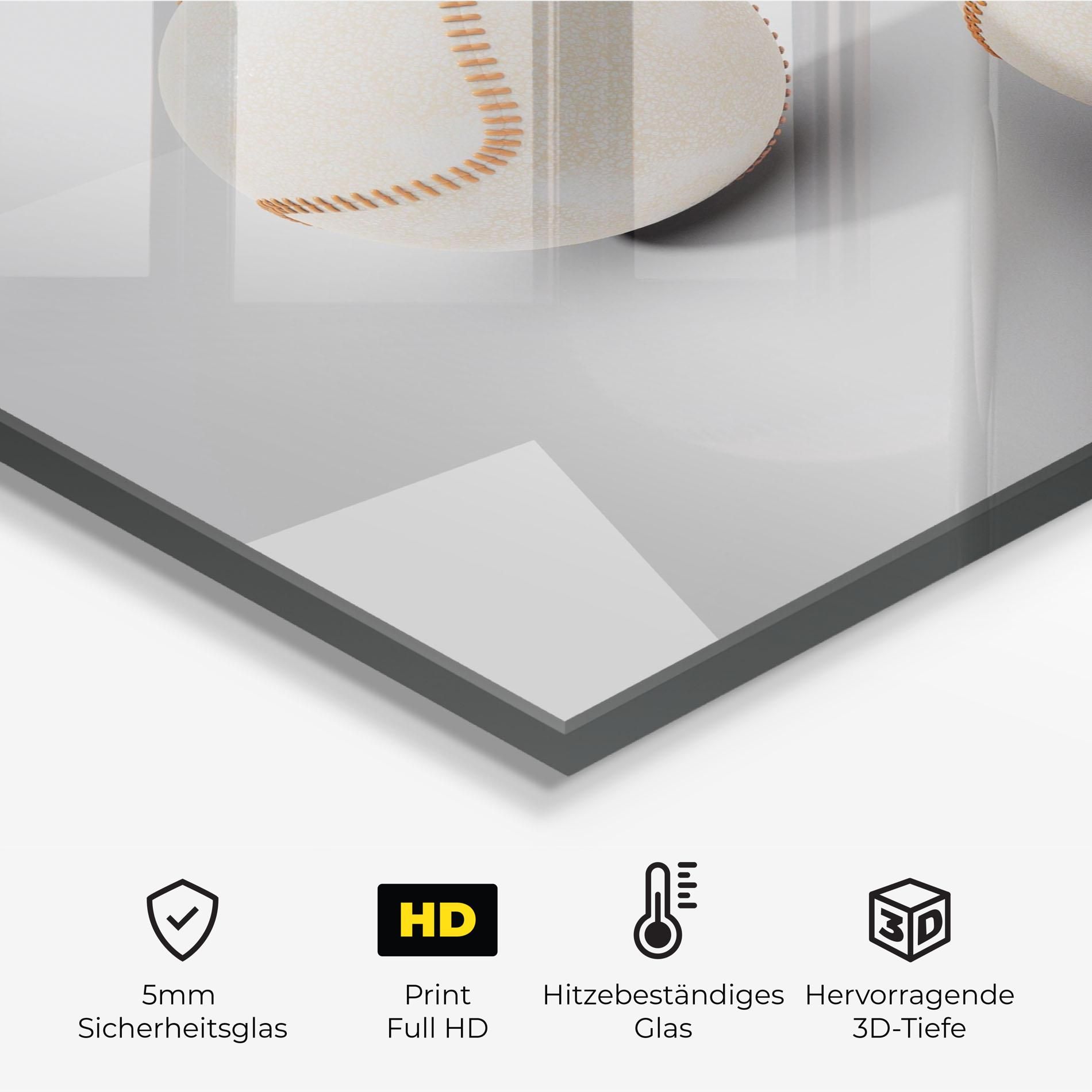 Baseball Ball On White mockup 2