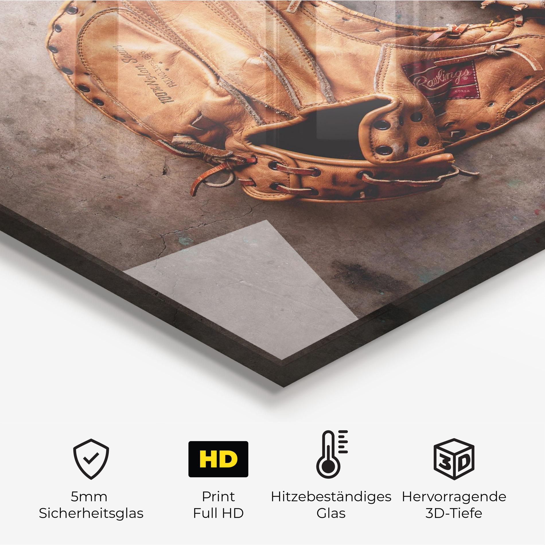 Brown Orange Baseball Gloves mockup 2