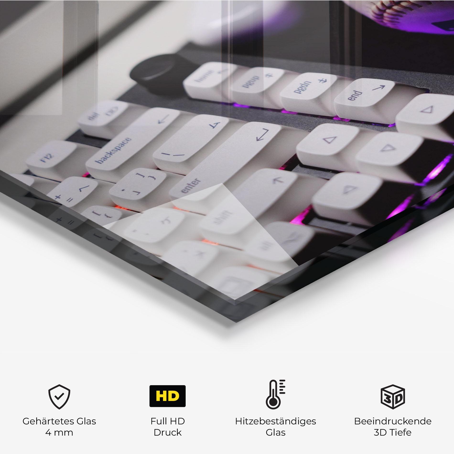 Küchenrückwand Glas Baseball Ball Gaming mockup 2