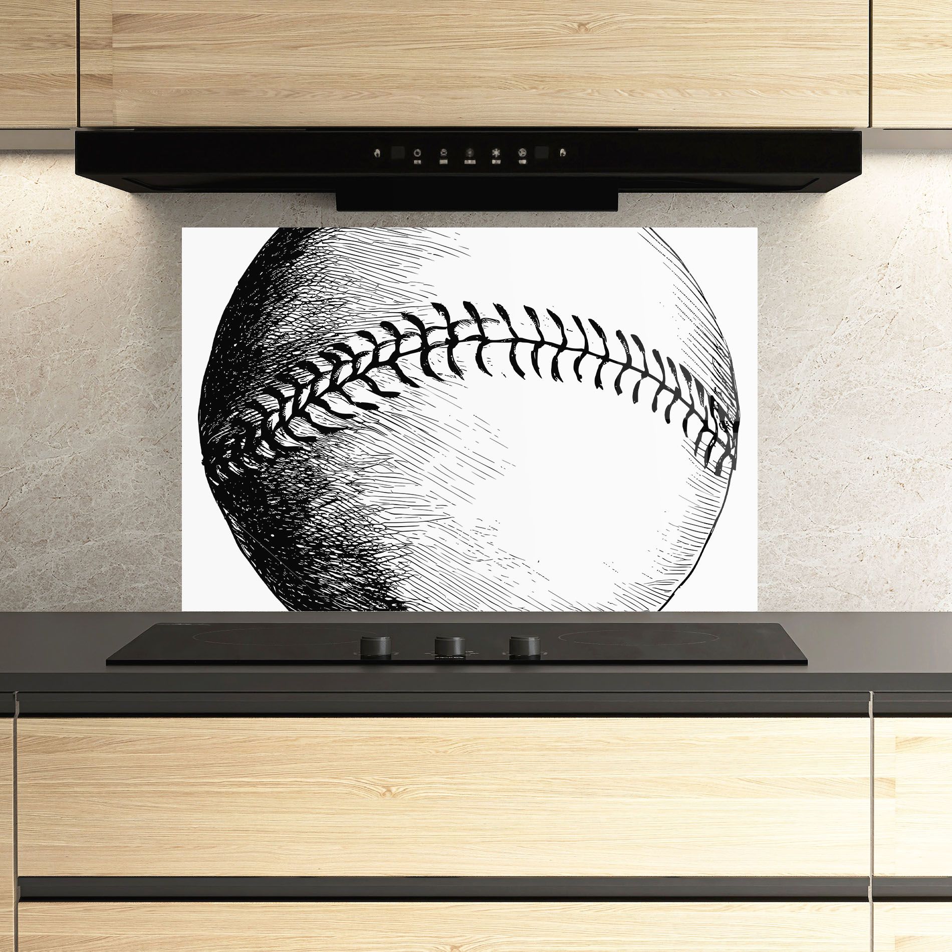 Baseball Black Line mockup 3