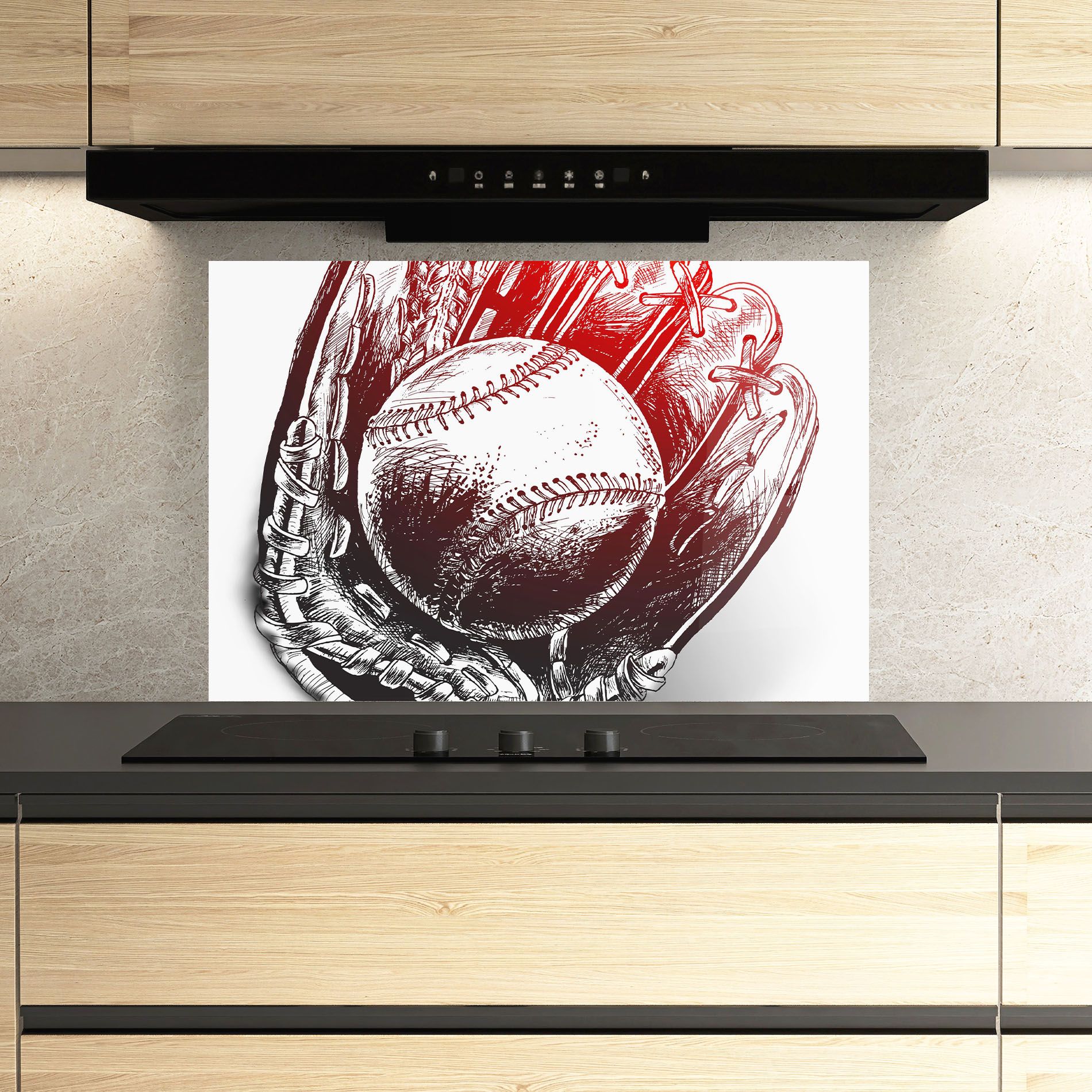 Baseball Glove Art mockup 3