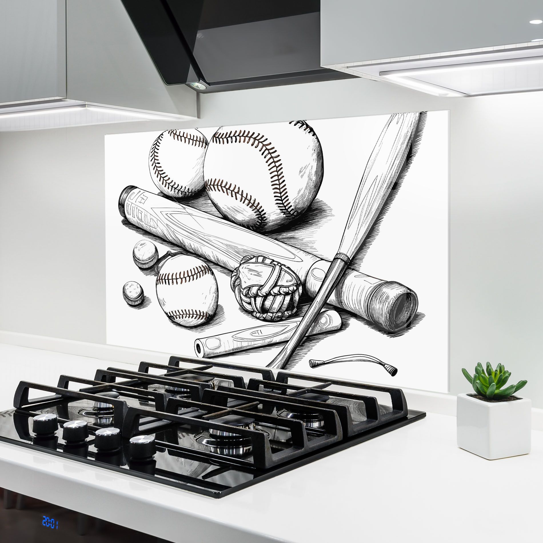 Baseball Balls Line mockup 6