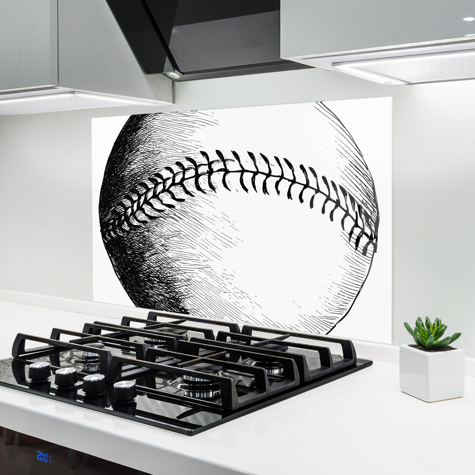 Baseball Black Line mockup 6