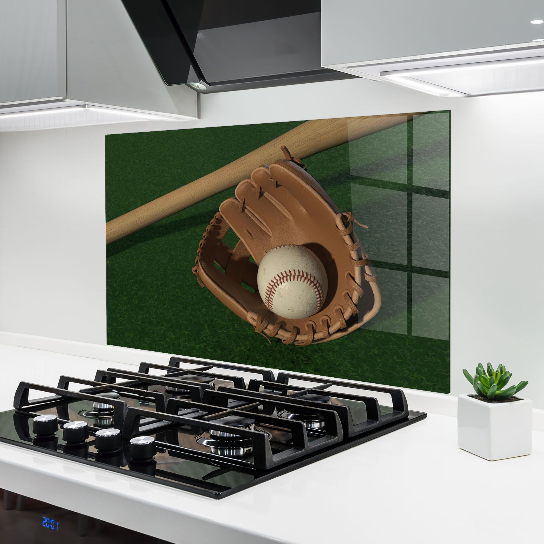 Baseball Glove On Green mockup 6