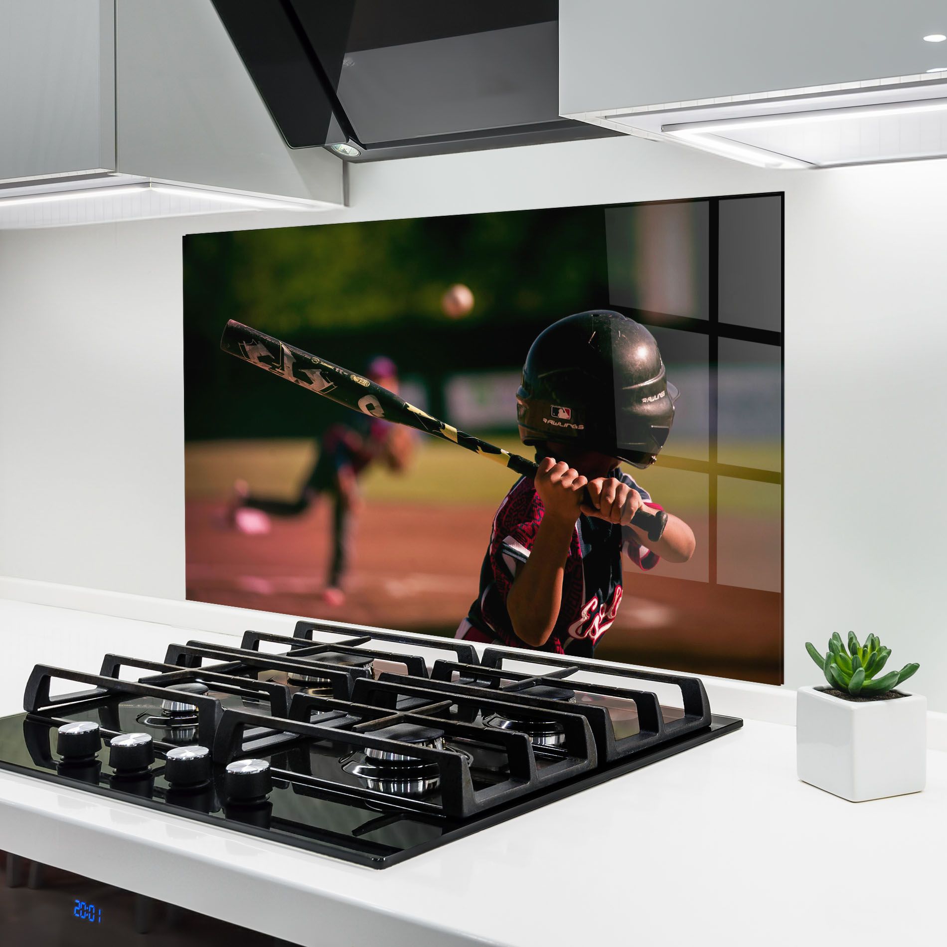 Child Playing Baseball mockup 6