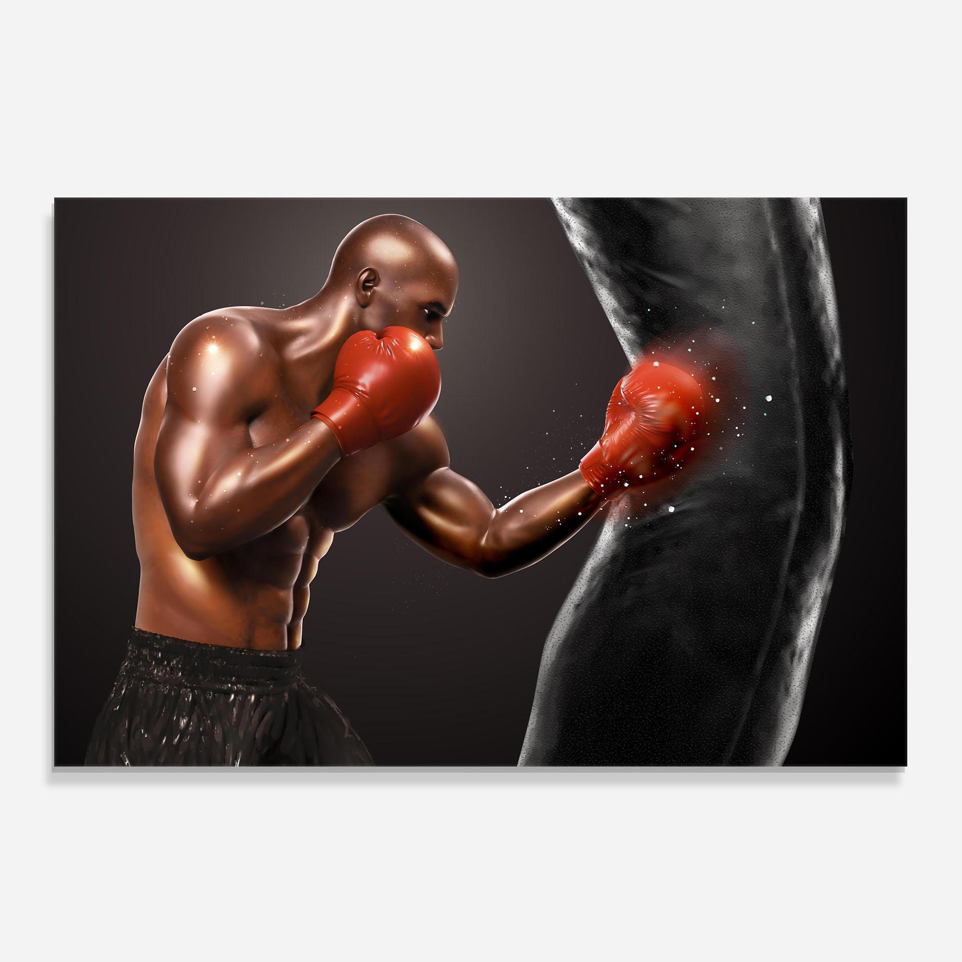 Küchenrückwand Glas Strong Box mockup 0