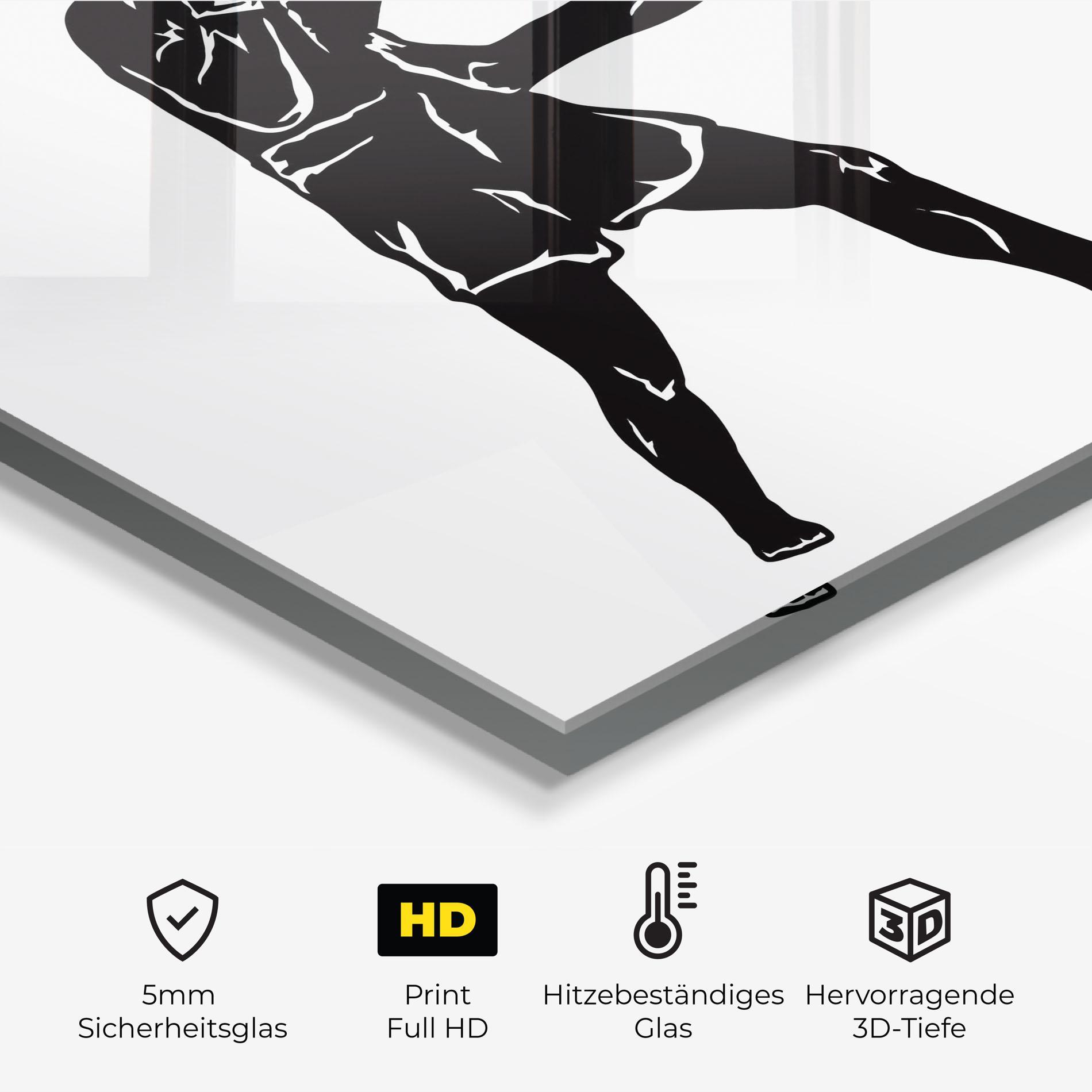 Küchenrückwand Glas Box Fight Move mockup 2