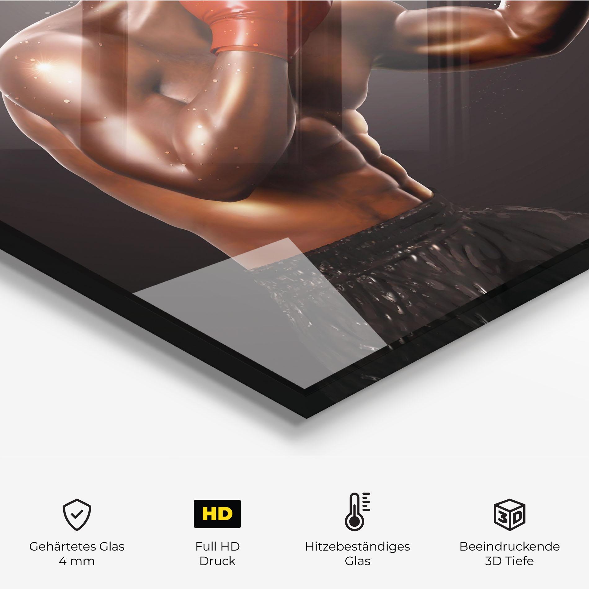 Küchenrückwand Glas Strong Box mockup 2