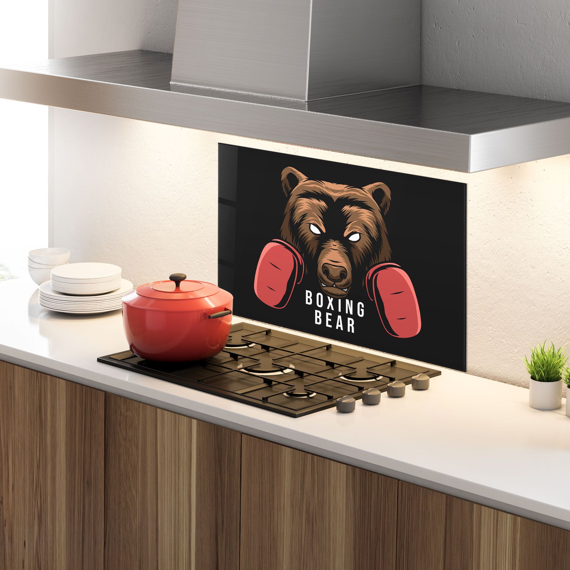 Boxing Bear mockup 4