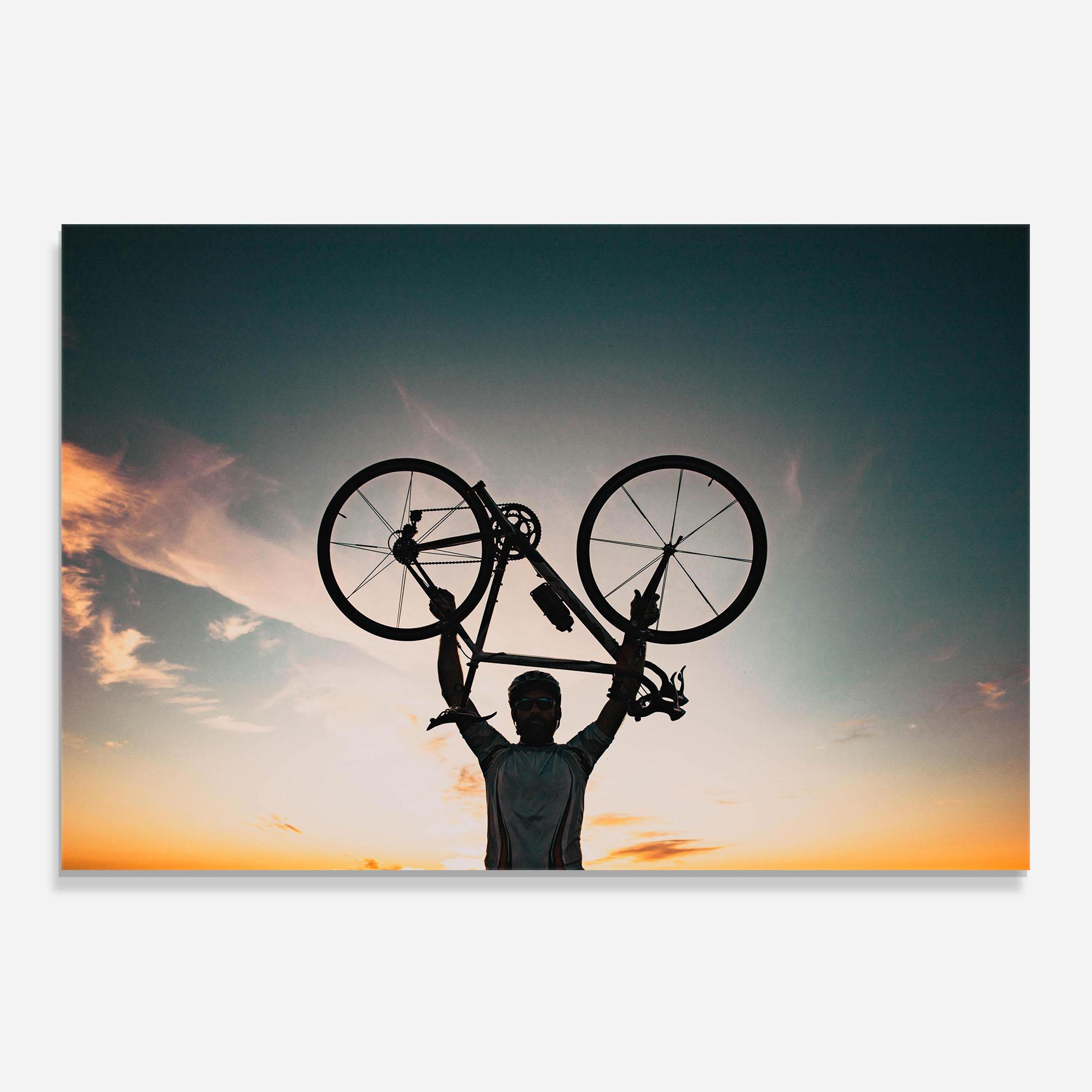 Küchenrückwand Glas Cycle Explor mockup 0