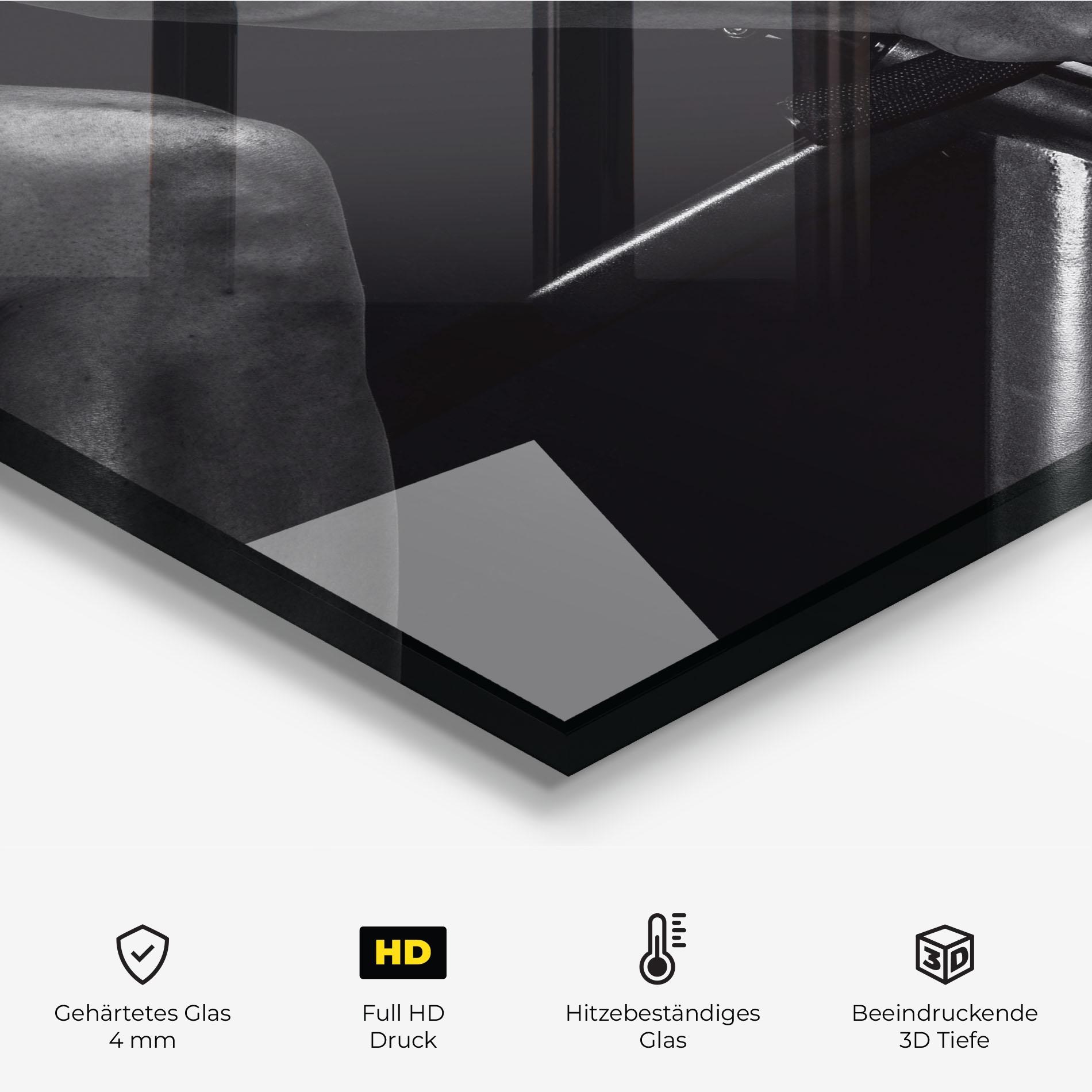 Küchenrückwand Glas Bike Burst mockup 2