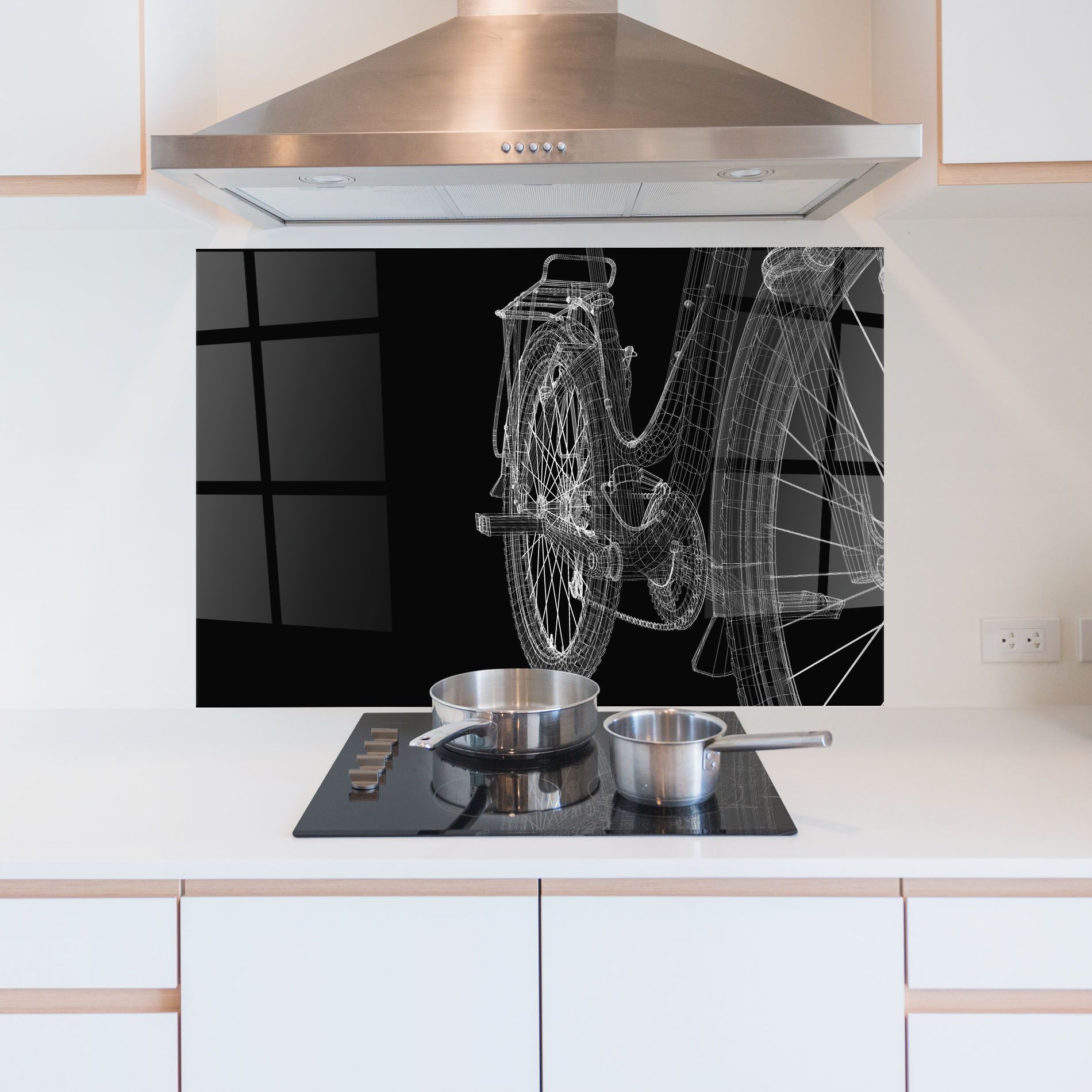 Bike Wire Model 3d mockup 5