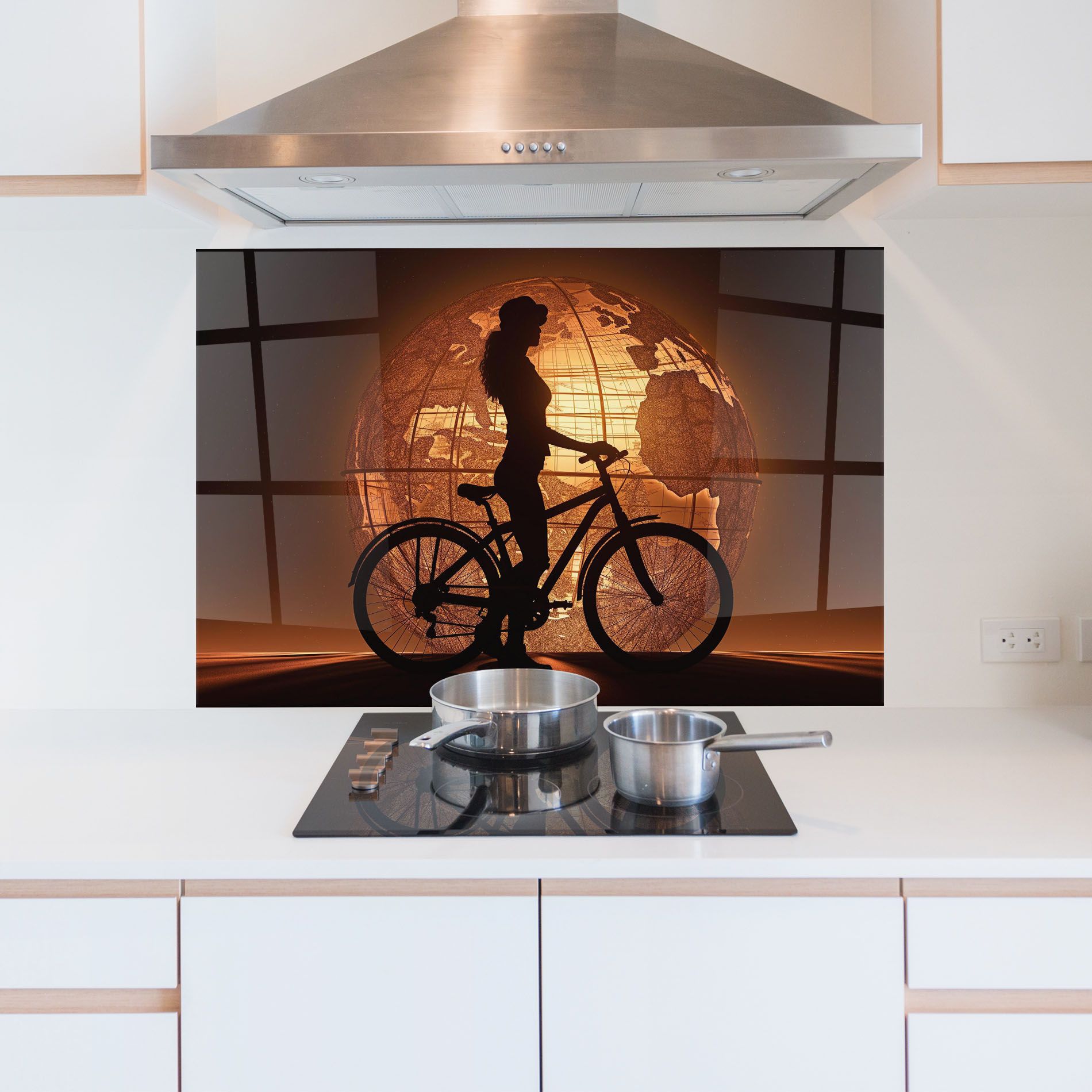 Globe Bike Shilouette mockup 5