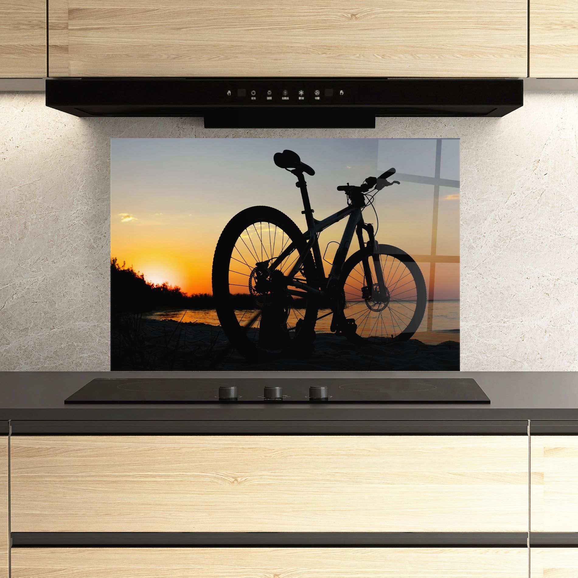 Beach Bike Silhouette mockup 3