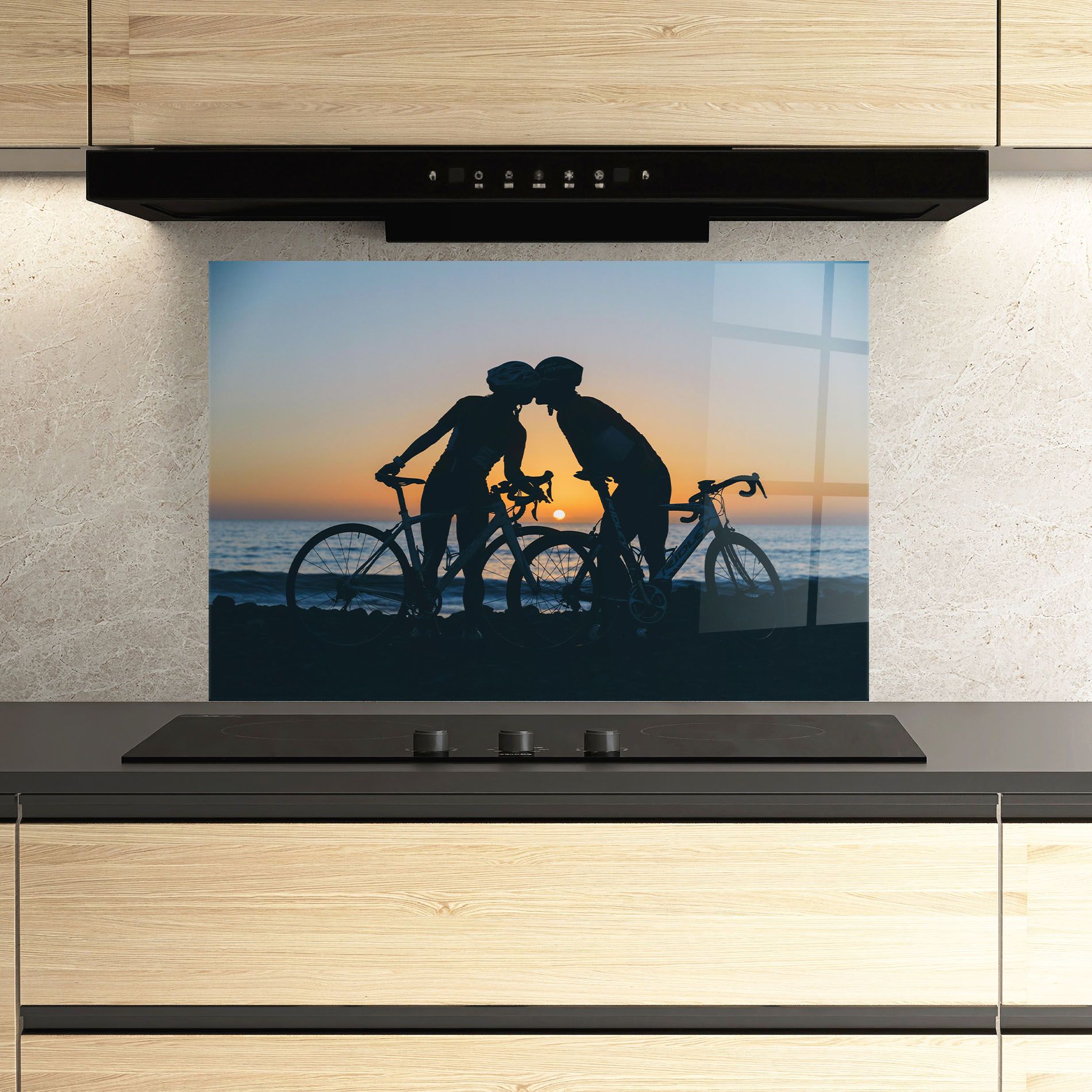 Bike Couple Kissing mockup 3