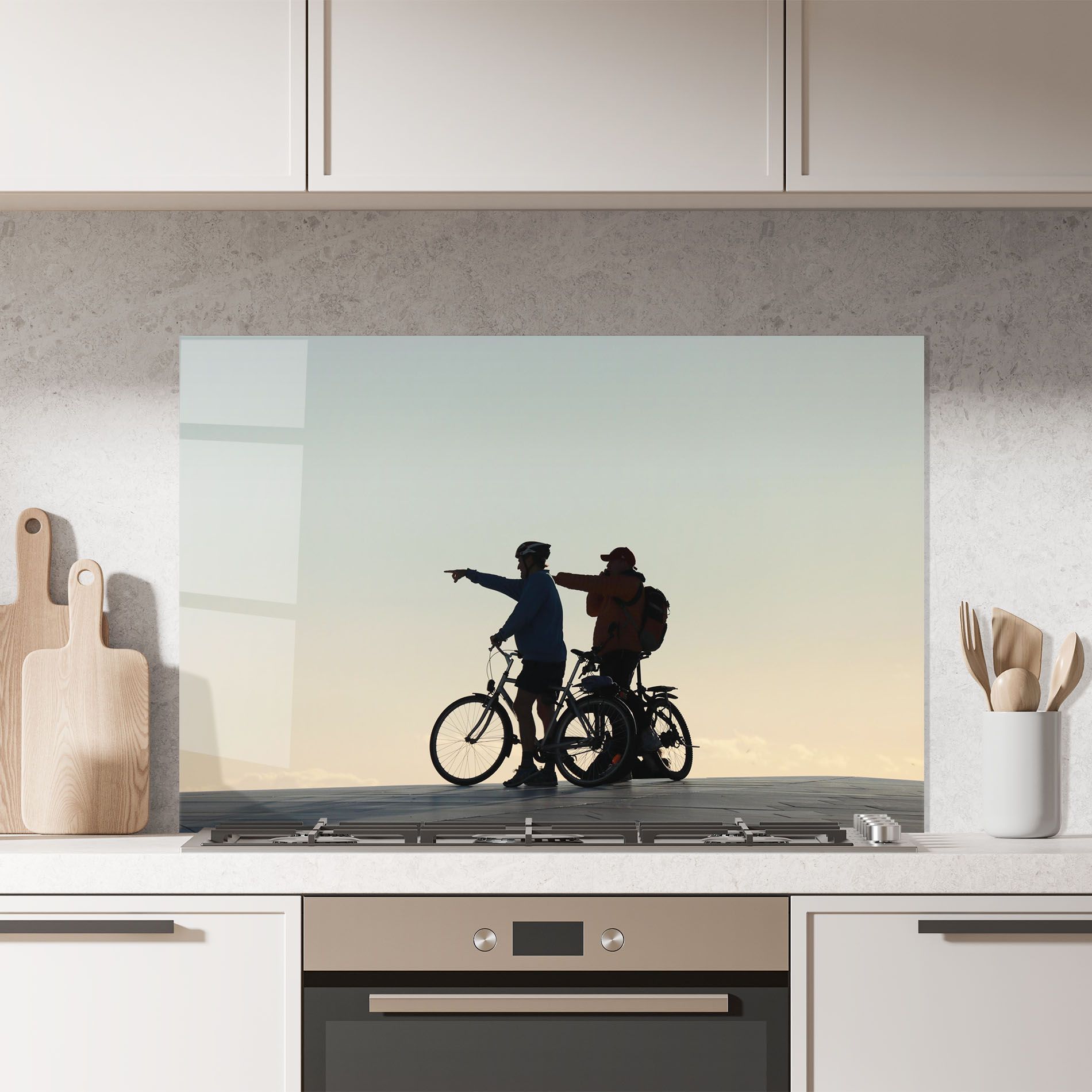 Bike Pointing Shilouette mockup 7