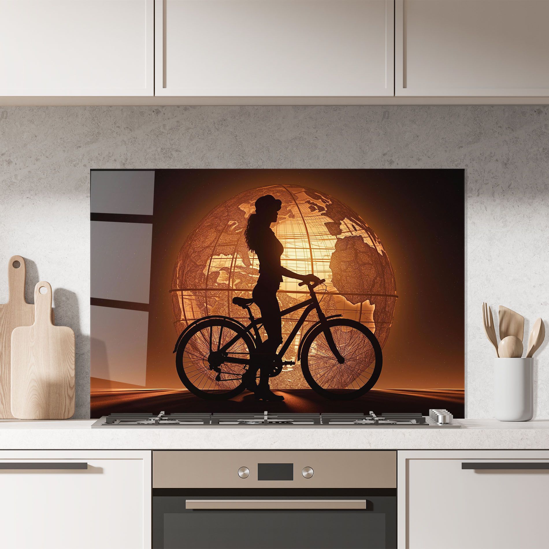 Globe Bike Shilouette mockup 7