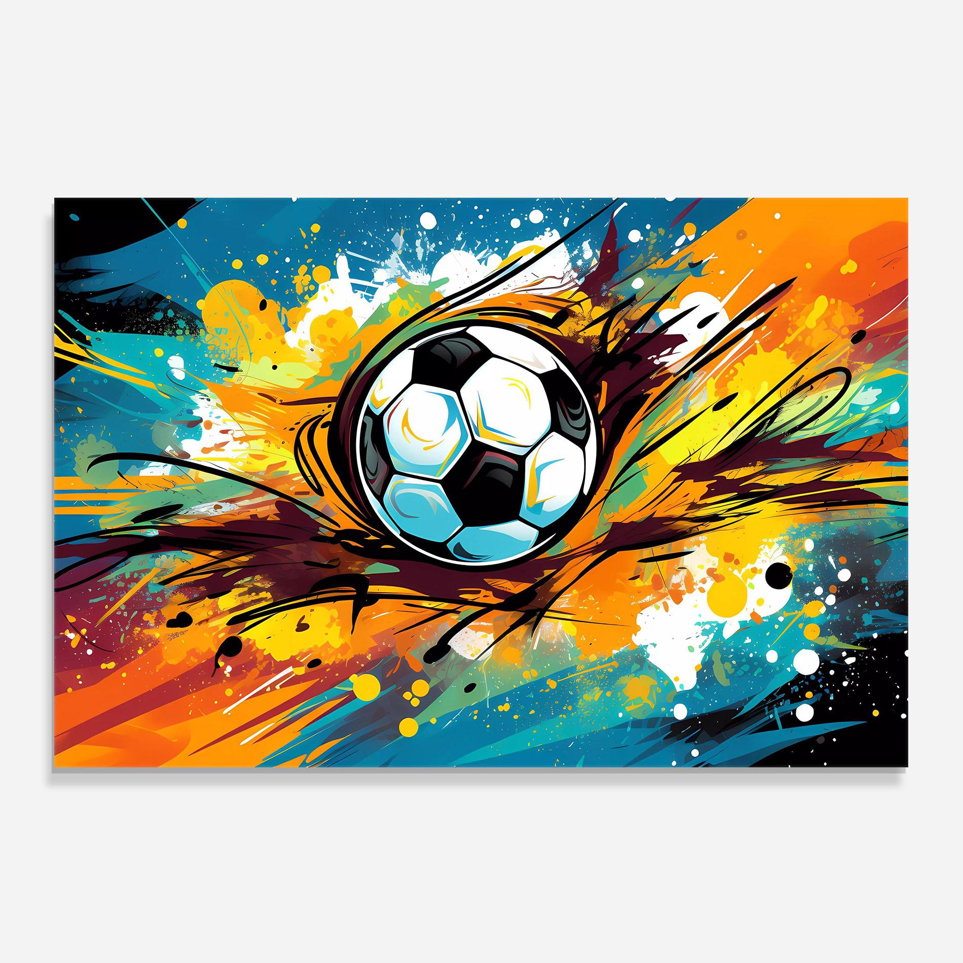 Küchenrückwand Glas Game Grip mockup 0