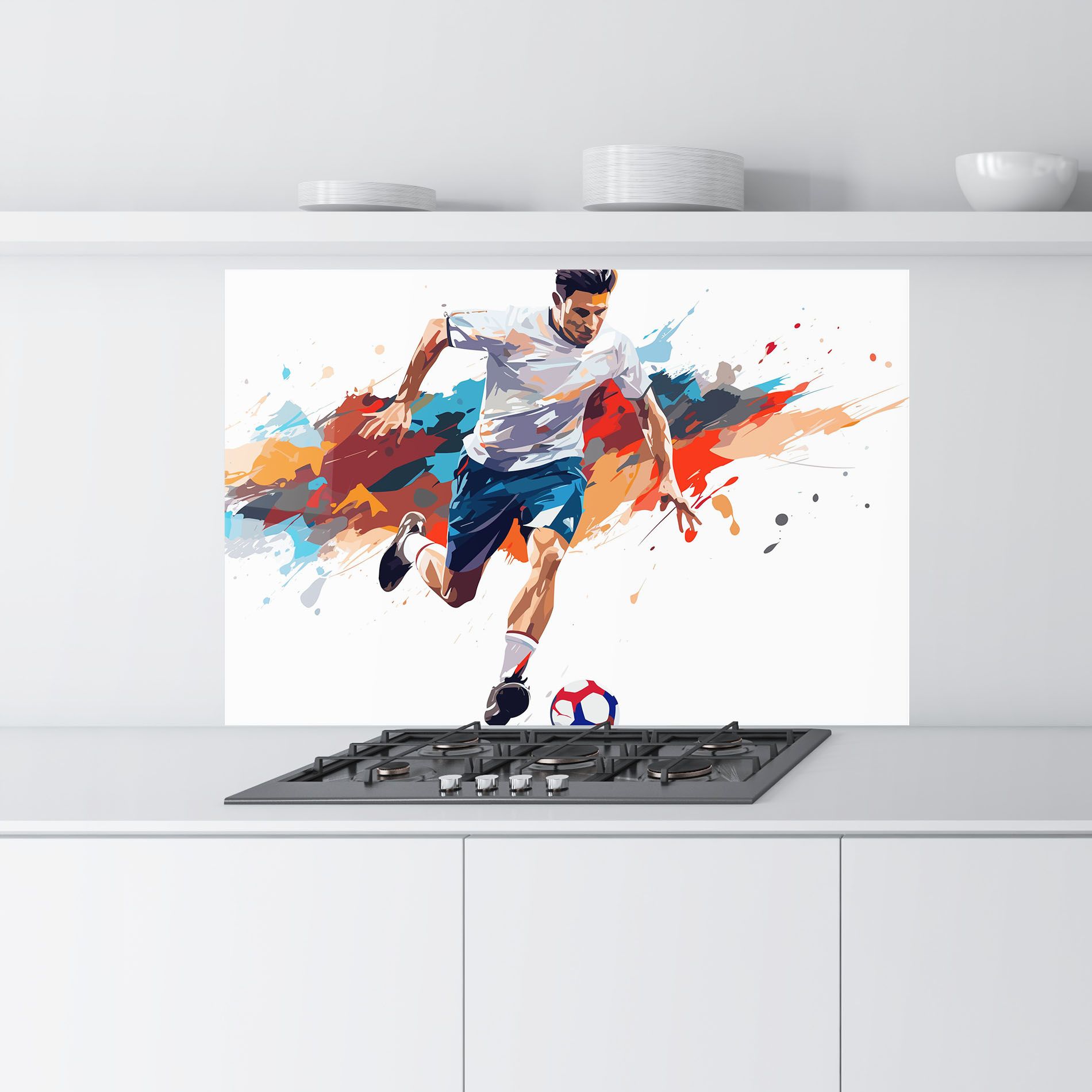 Grey Blue Football mockup 9